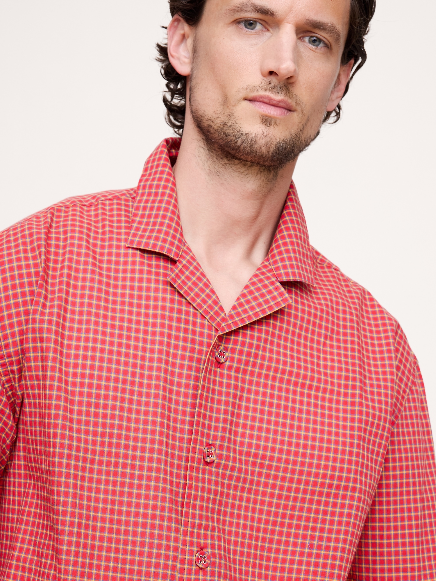 Image number 4 showing, Relaxed-Fit Lightweight Cotton Long-Sleeve Resort Shirt