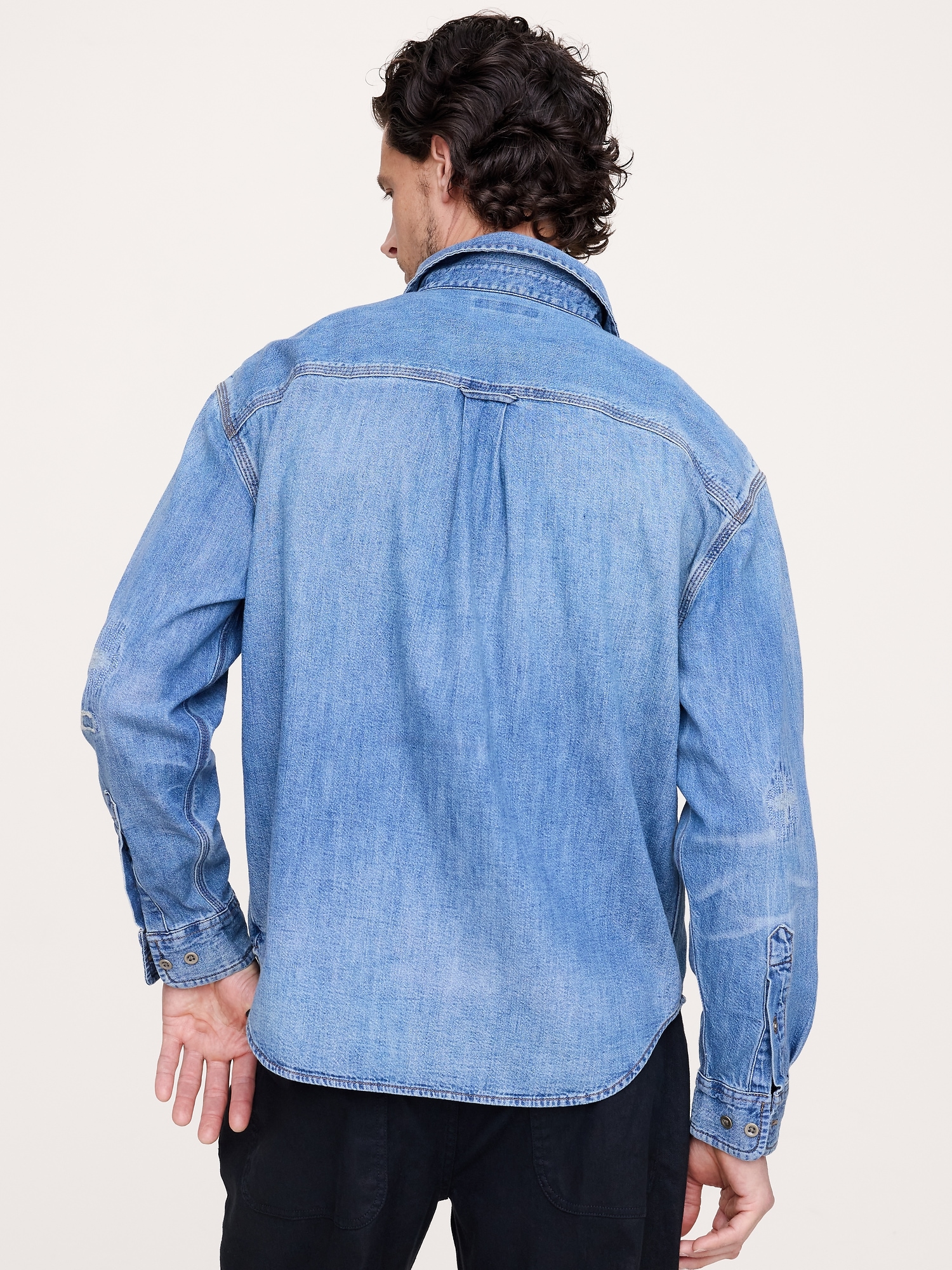Image number 2 showing, Relaxed-Fit Denim Shirt