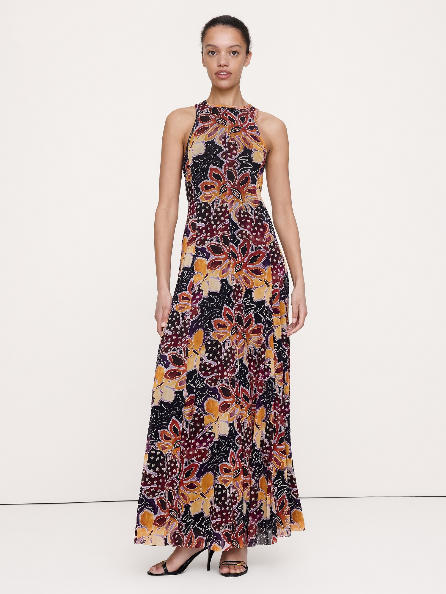 Image number 1 showing, Mesh Tank Maxi Dress