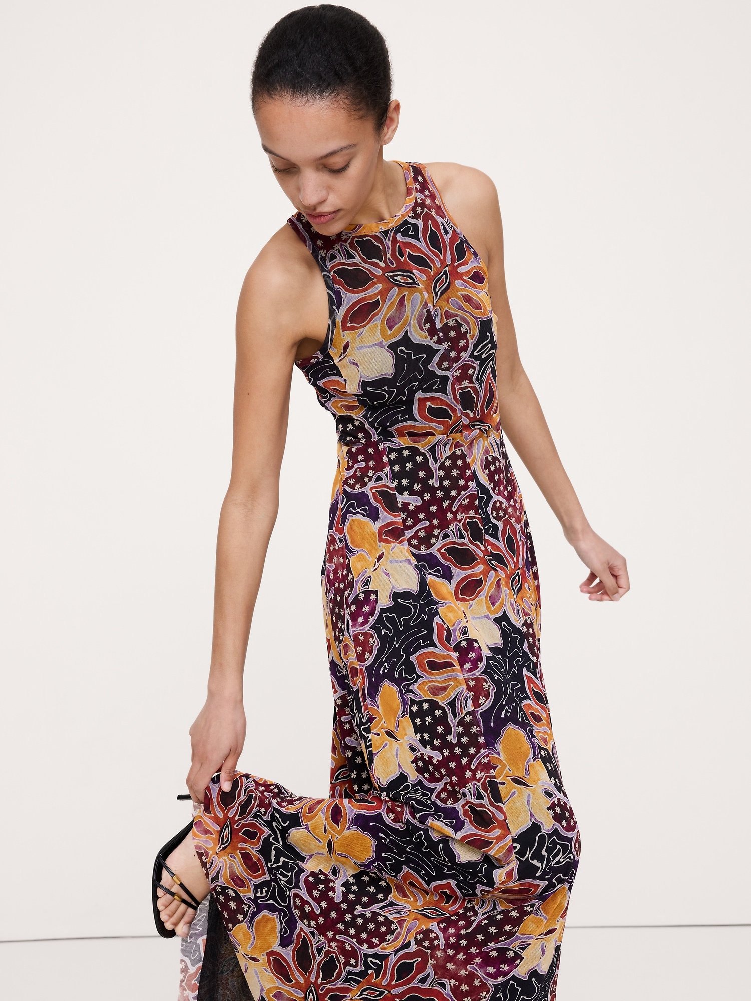 Image number 4 showing, Mesh Tank Maxi Dress