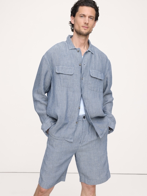 Relaxed-Fit Linen Resort Shirt