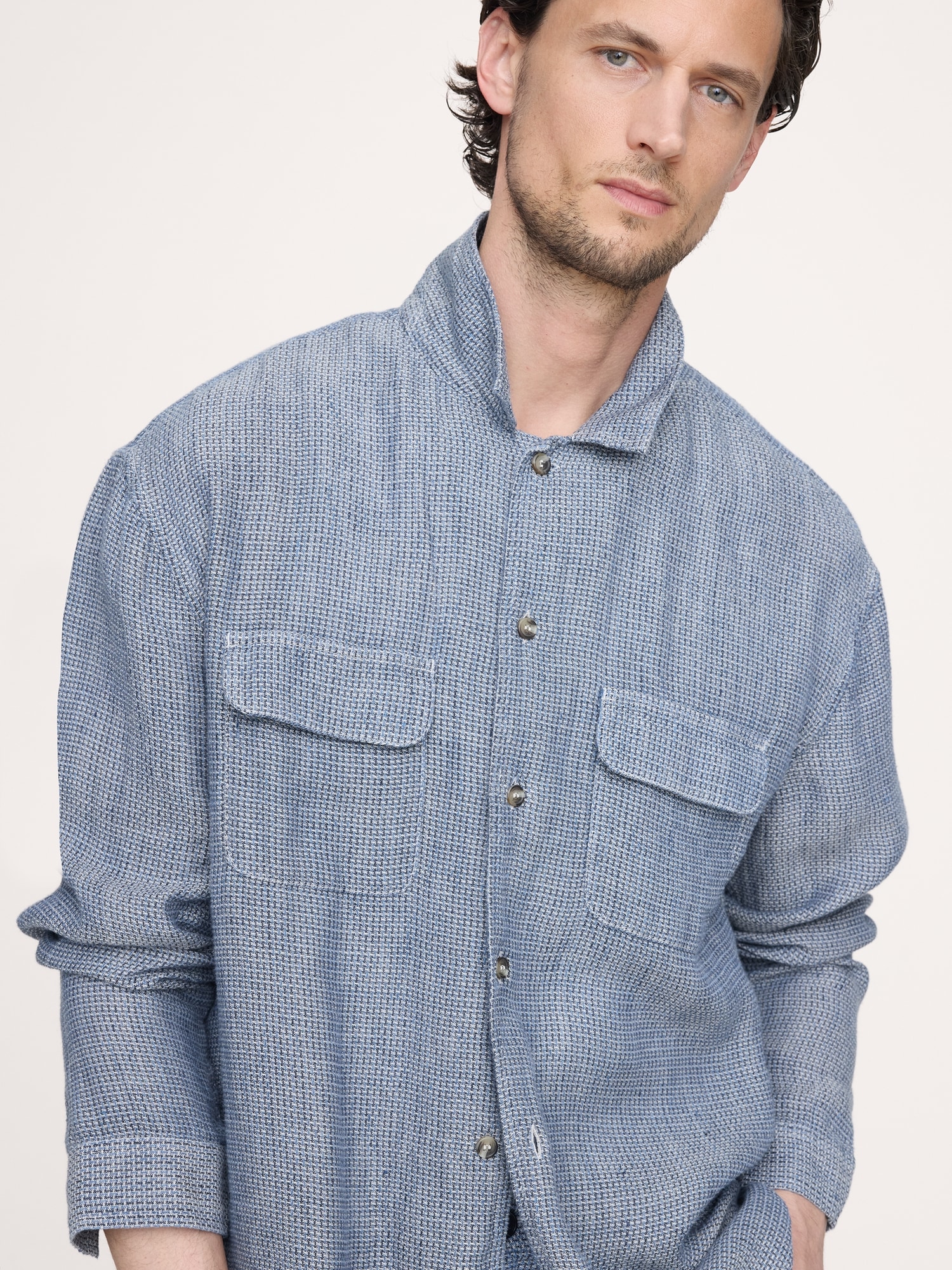 Image number 4 showing, Relaxed-Fit Linen Resort Shirt