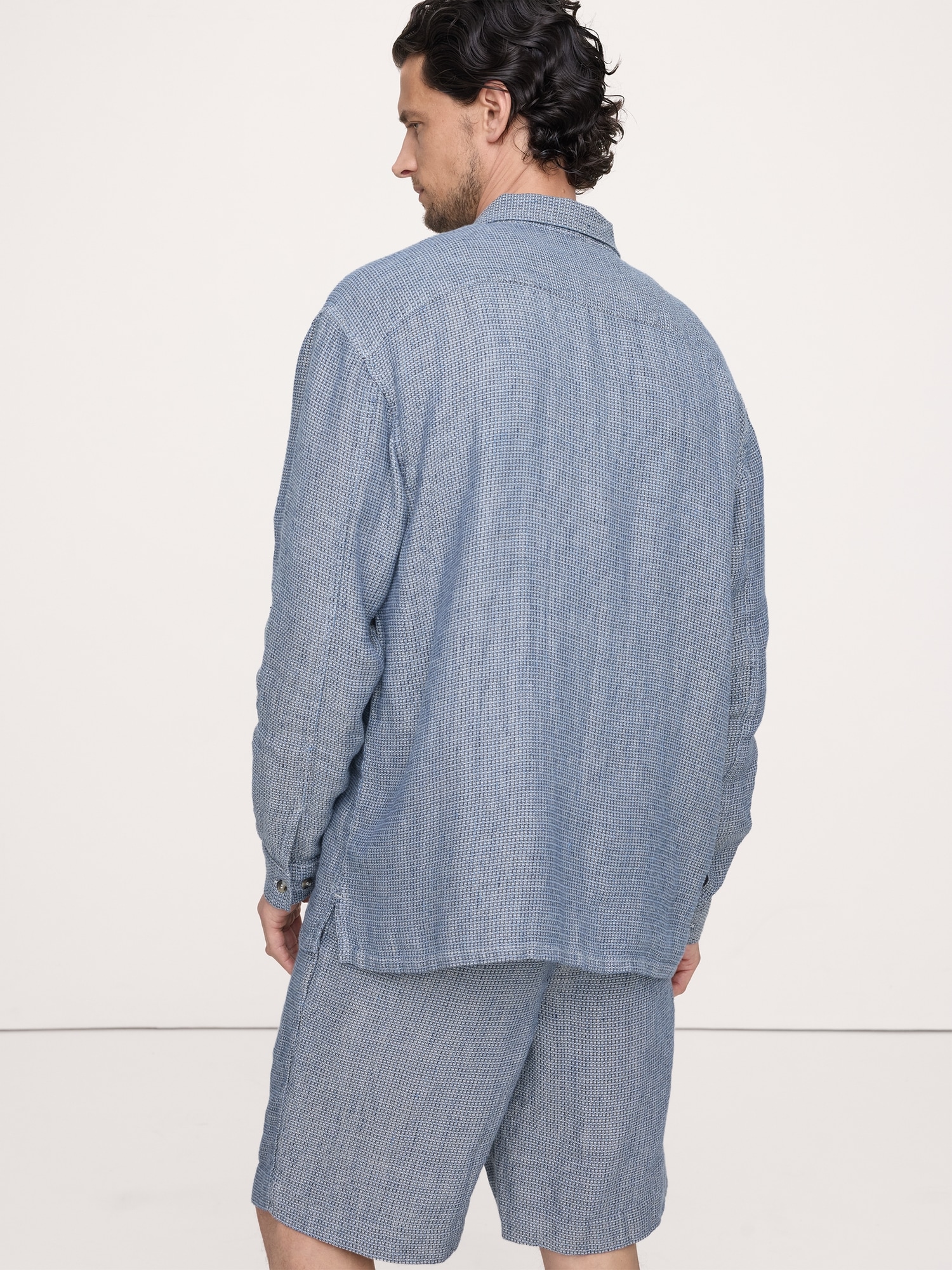 Image number 3 showing, Relaxed-Fit Linen Resort Shirt