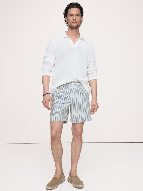The Weekender 7" Pull-On Short in Cotton