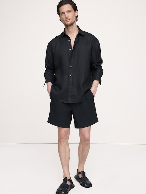 The Weekender 7" Pull-On Short in Cotton