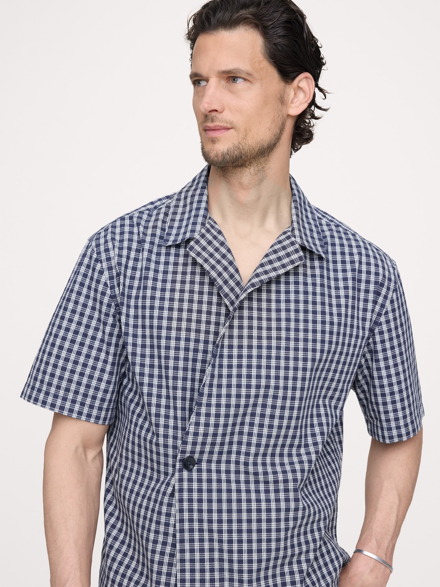 Image number 3 showing, Relaxed-Fit Double-Breasted Resort Shirt