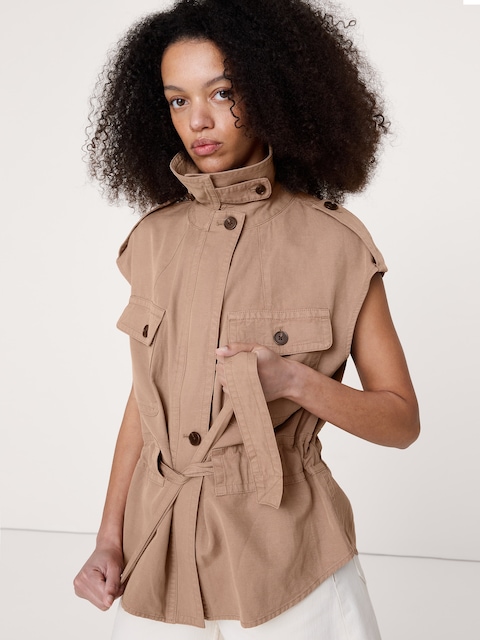 TENCEL™-Cotton-Linen Utility Vest