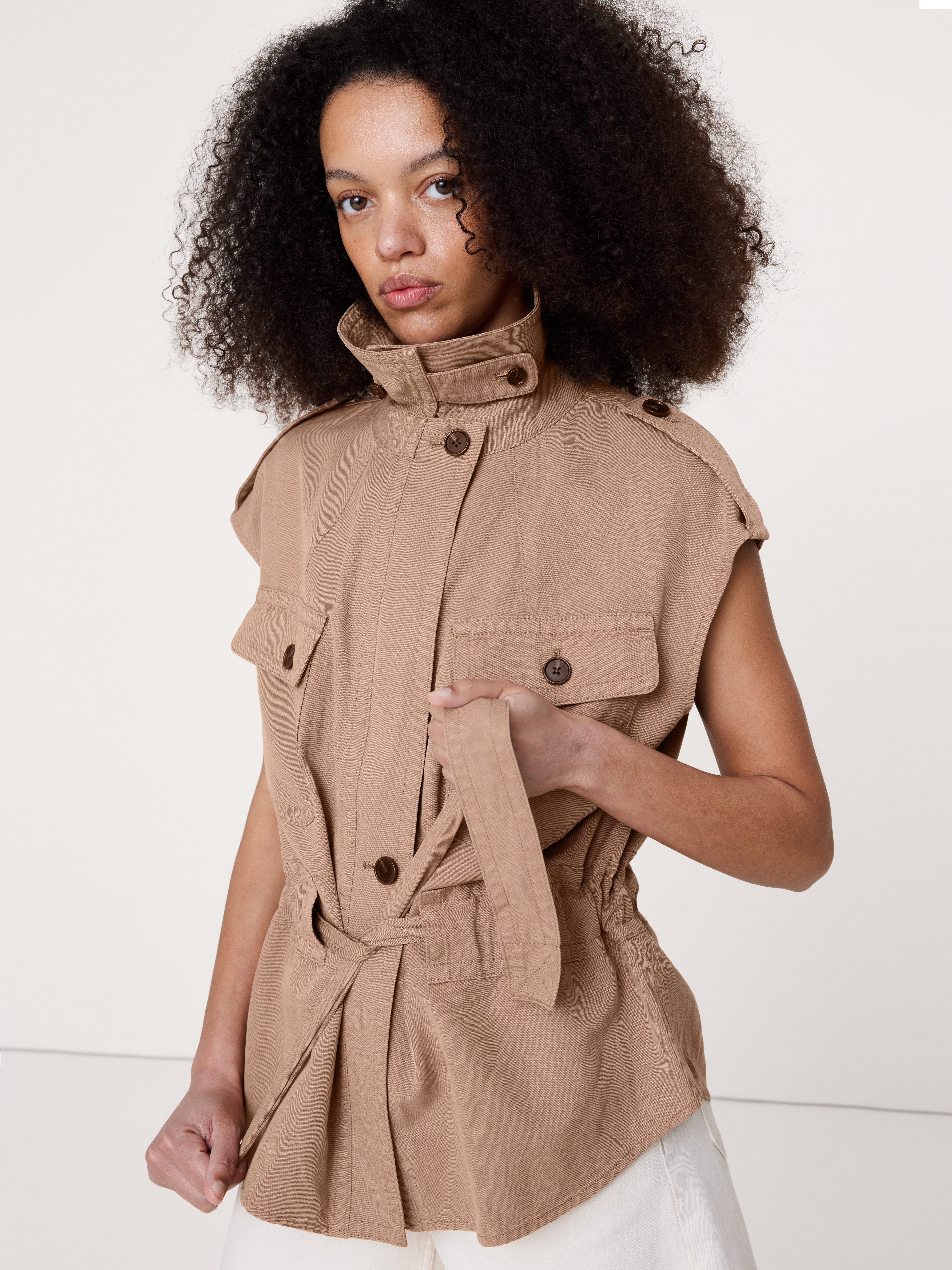 TENCEL™-Cotton-Linen Utility Vest