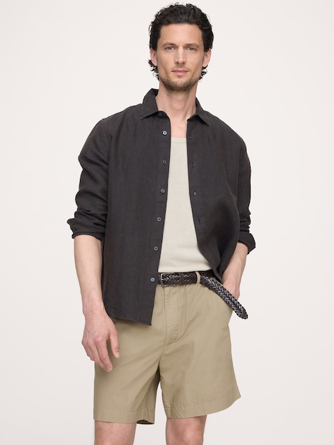 The Weekender 7" Pull-On Short in Cotton