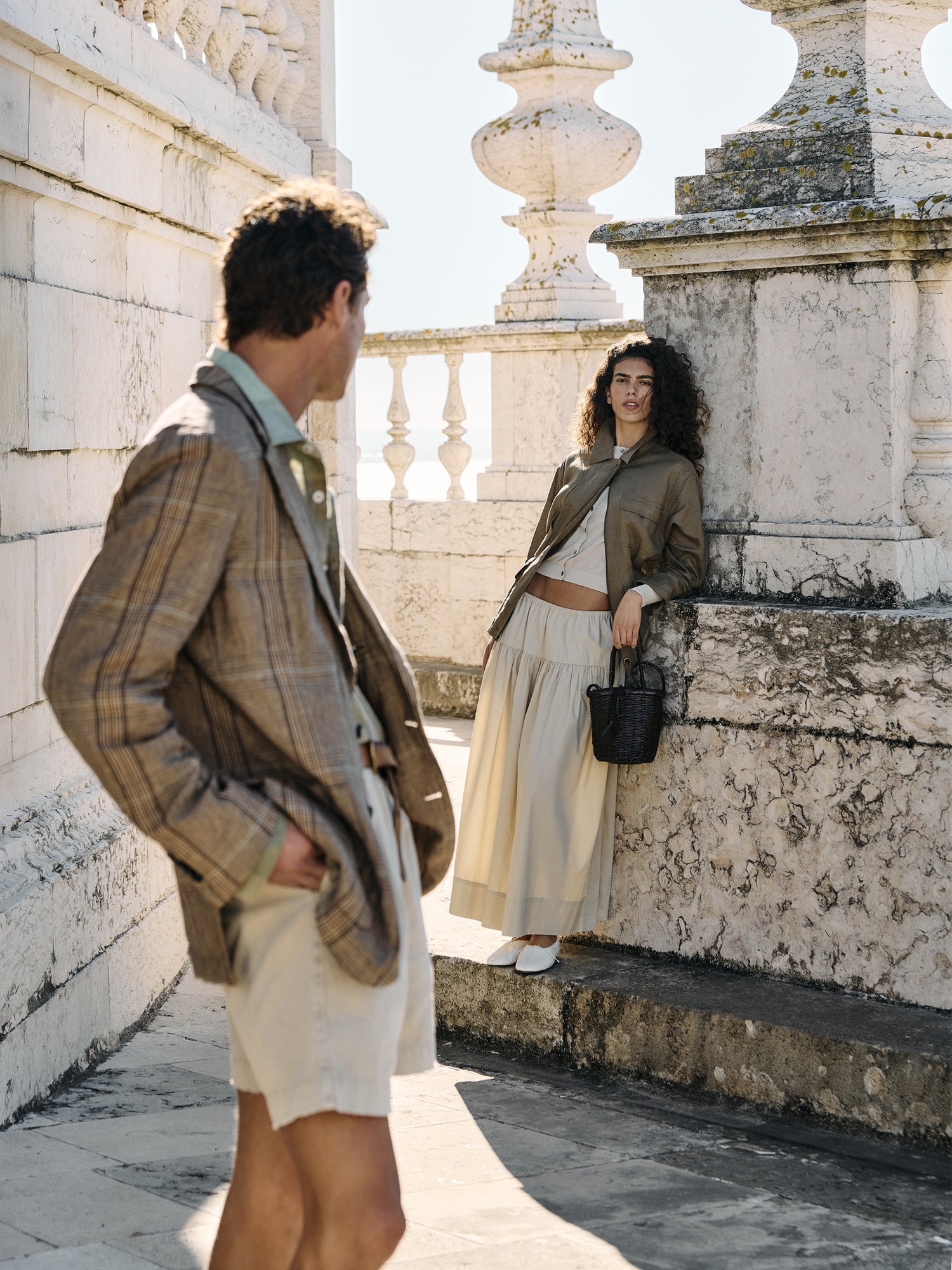 Image number 7 showing, Linen Chore Coat