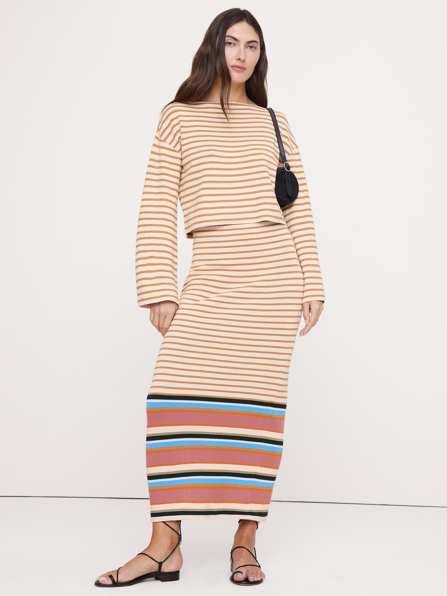 Image number 5 showing, Sculpted Knit Maxi Skirt