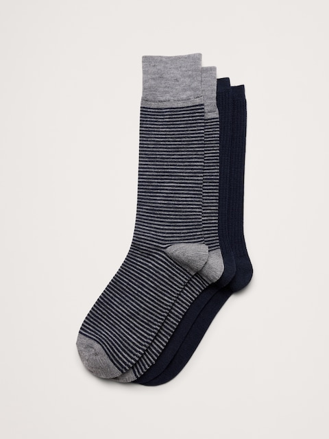Breathe Merino-Blend Socks 2-Pack