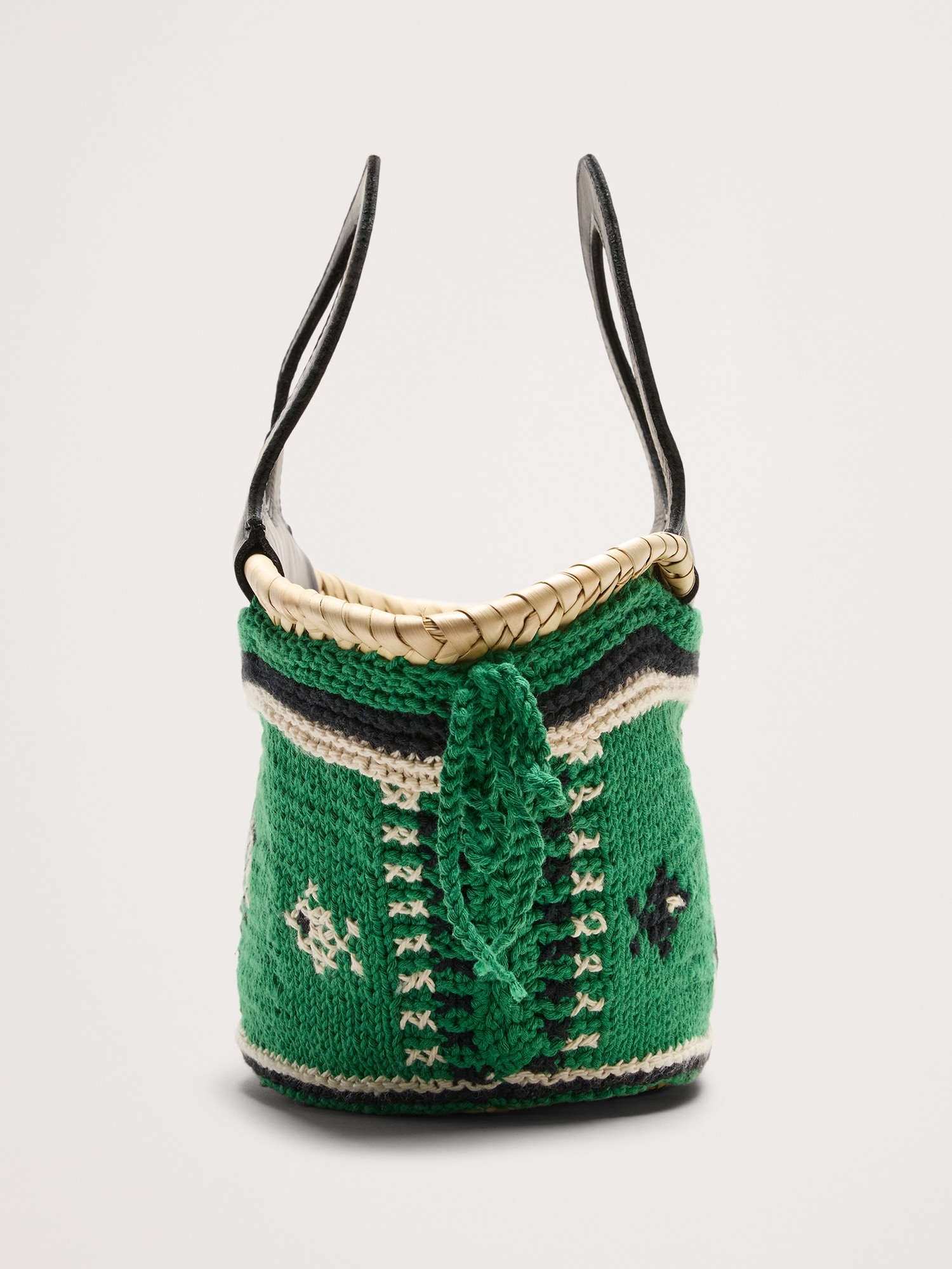 Image number 2 showing, Caxinas Mini Embroidered Basket By Entrudo