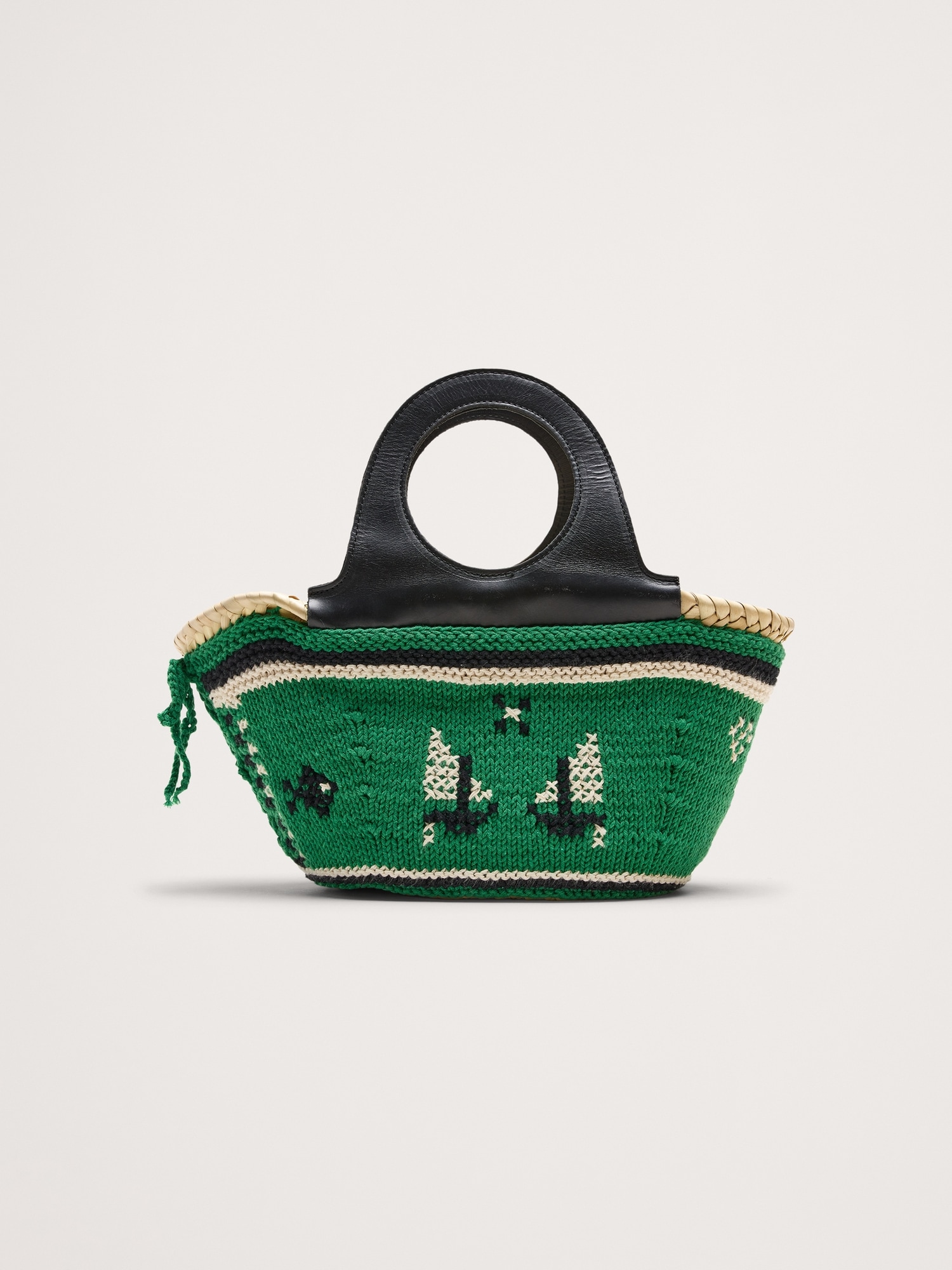 Image number 3 showing, Caxinas Mini Embroidered Basket By Entrudo