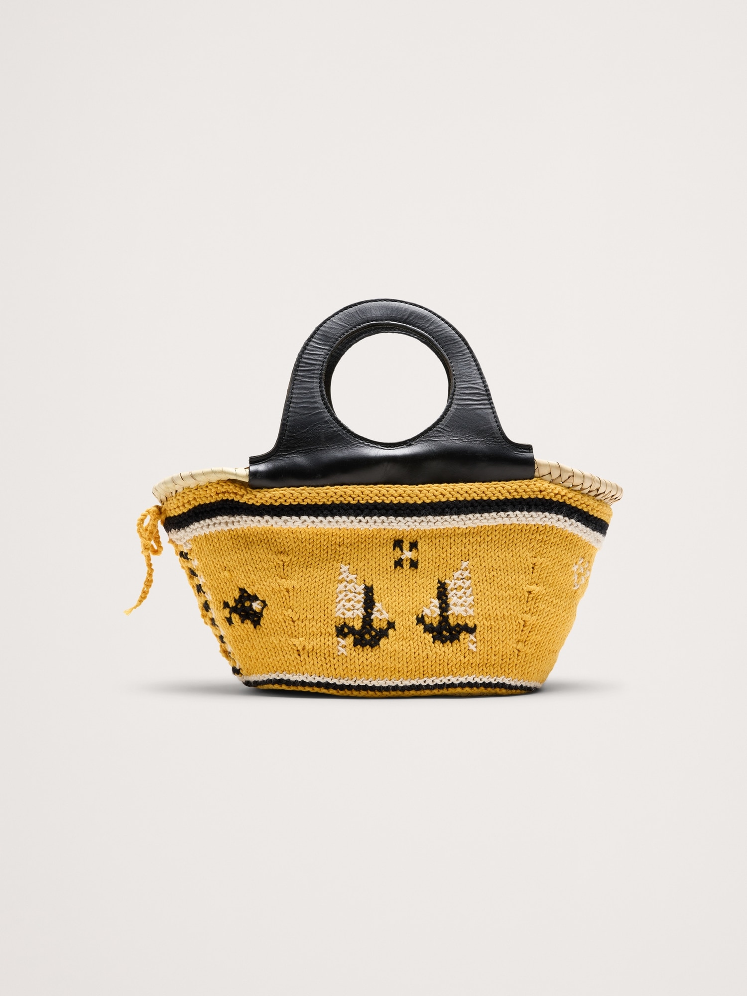 Image number 3 showing, Caxinas Mini Embroidered Basket By Entrudo