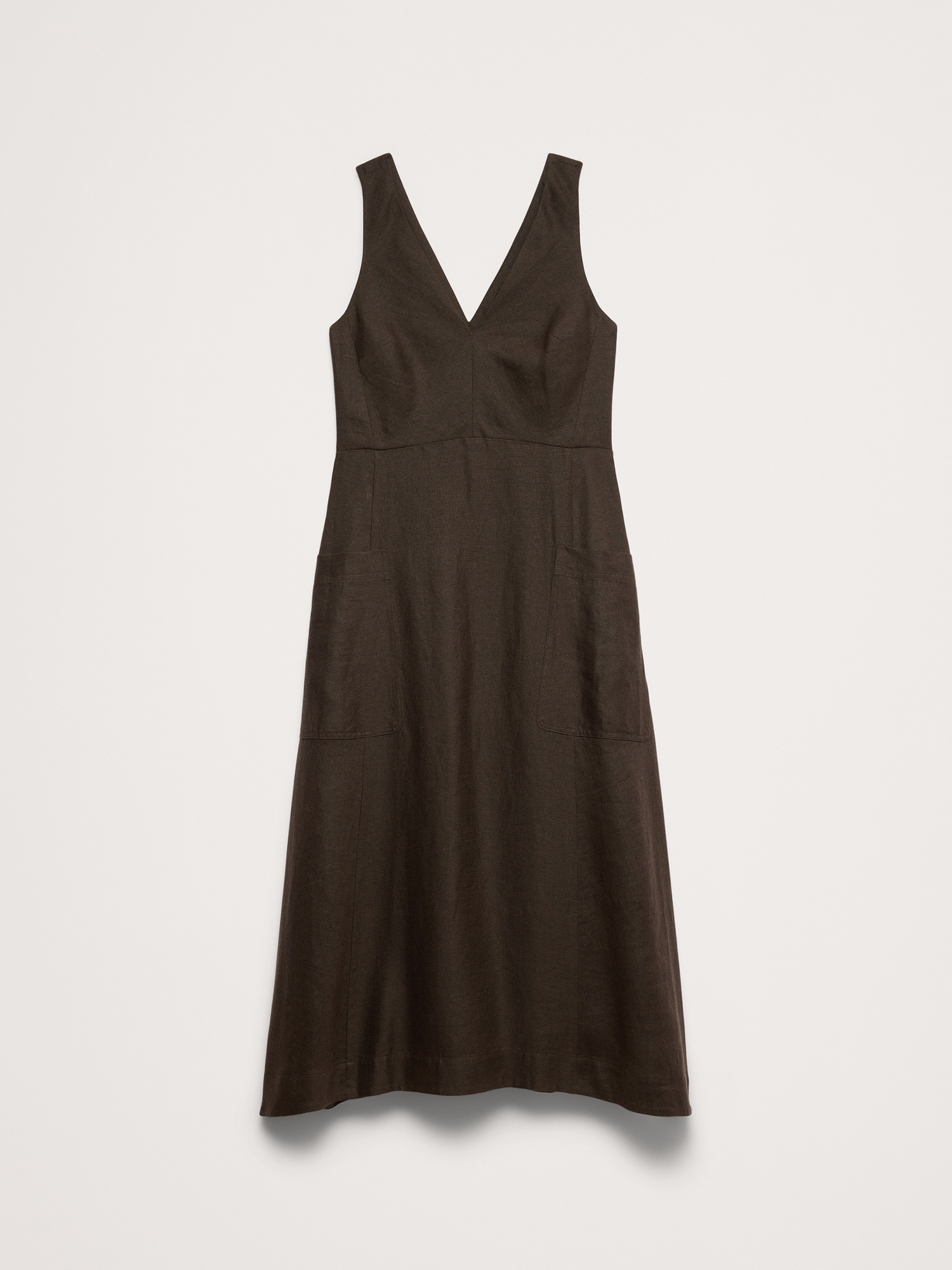 Image number 7 showing, Linen Pocket Maxi Dress