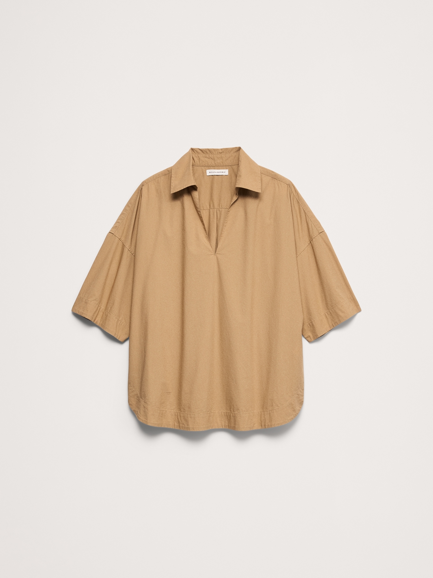 Image number 8 showing, Cotton Poplin Popover Tunic