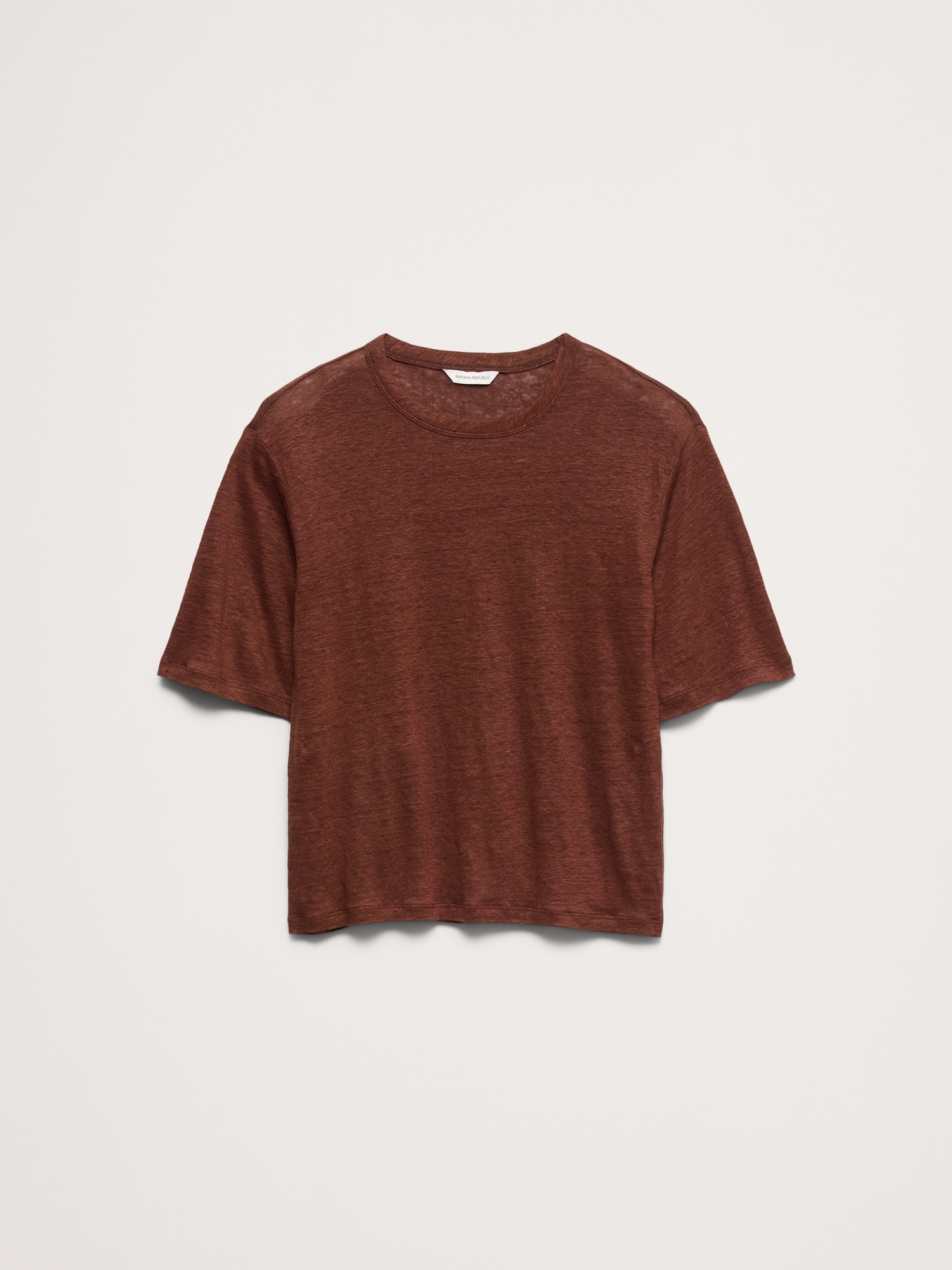Image number 8 showing, Relaxed Linen T-Shirt