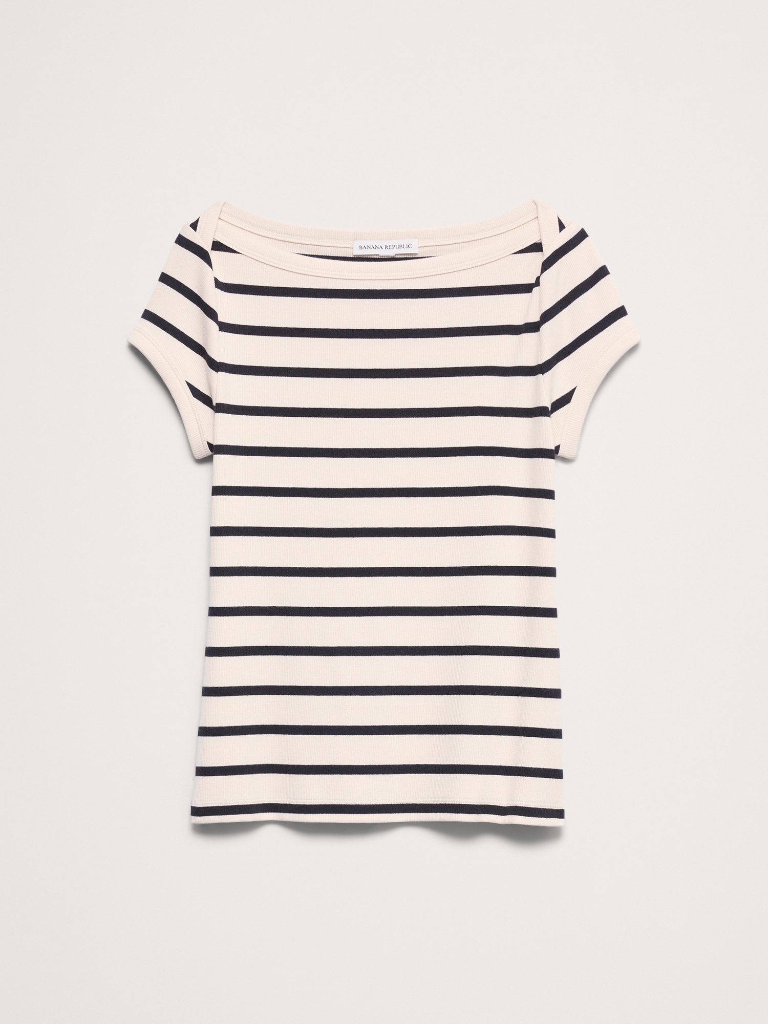 Image number 4 showing, Ribbed Boatneck Top