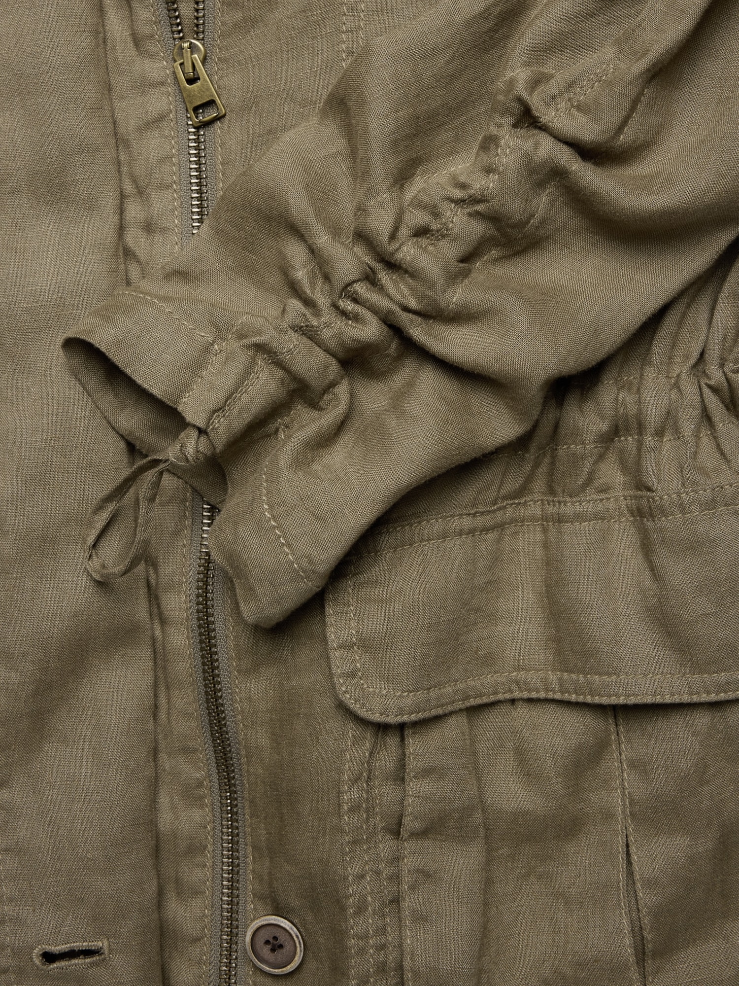 Image number 6 showing, Linen Chore Coat