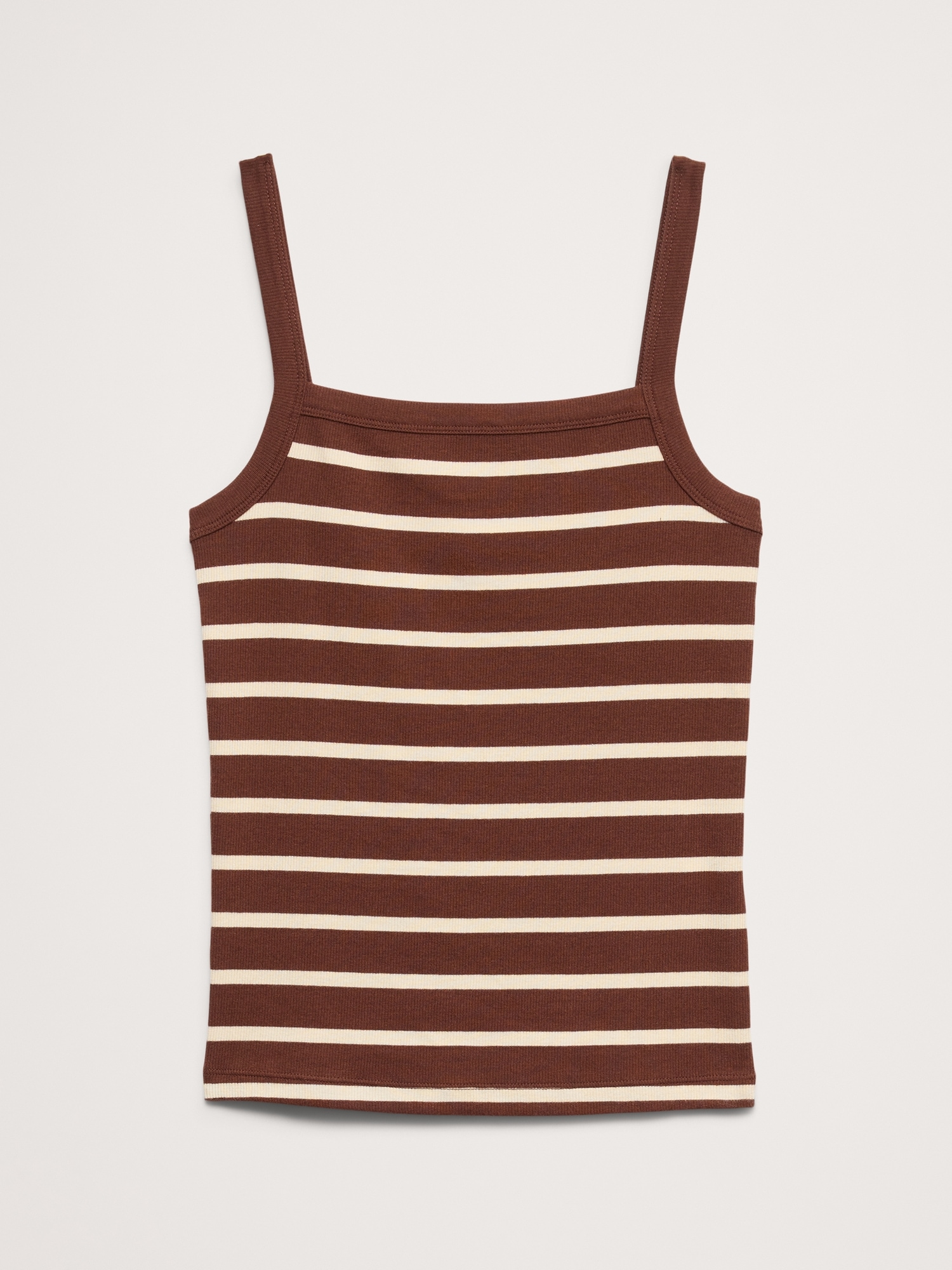 Image number 4 showing, Ribbed Square-Neck Tank