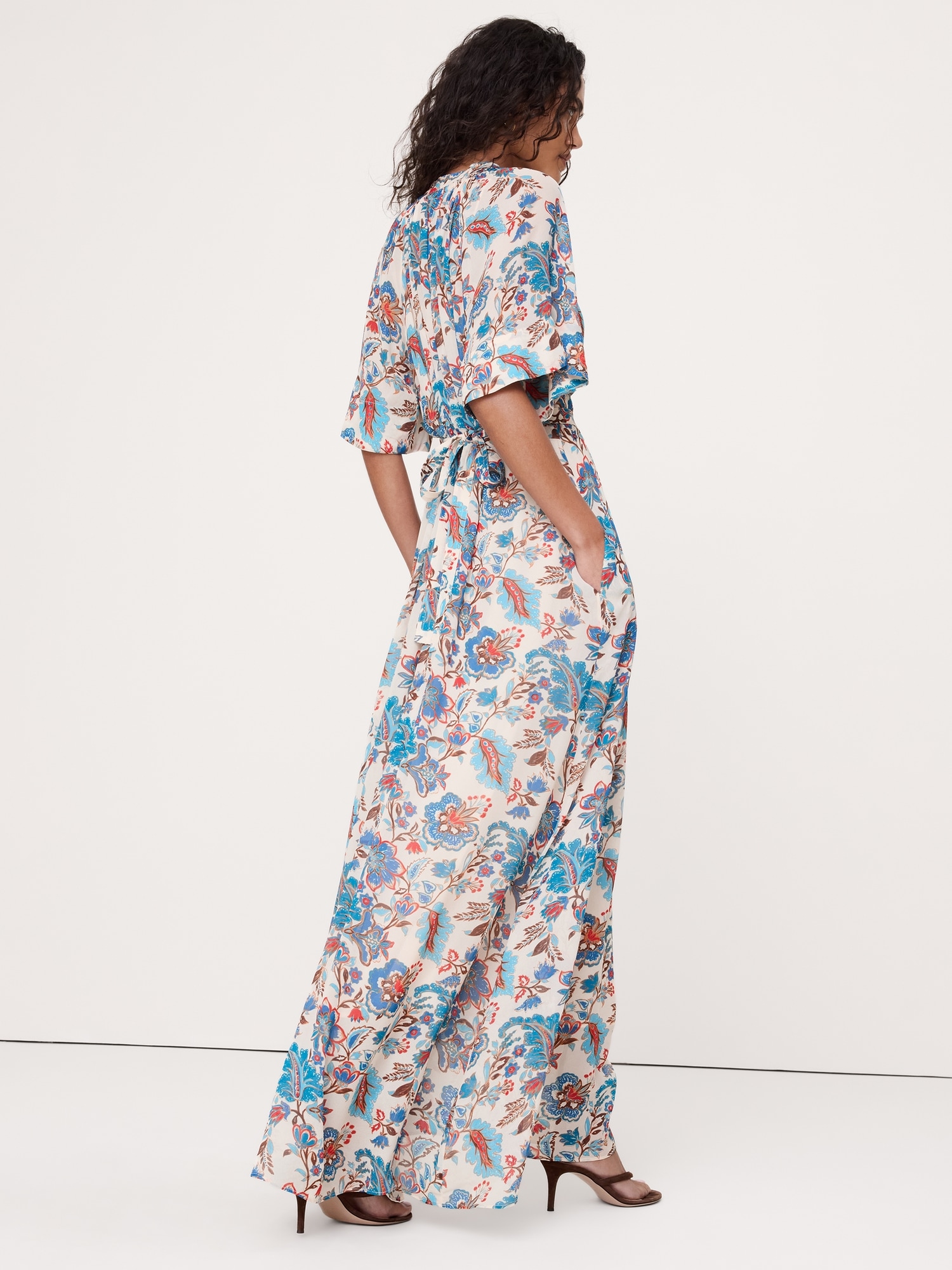 Image number 6 showing, Tie-Back Maxi Dress