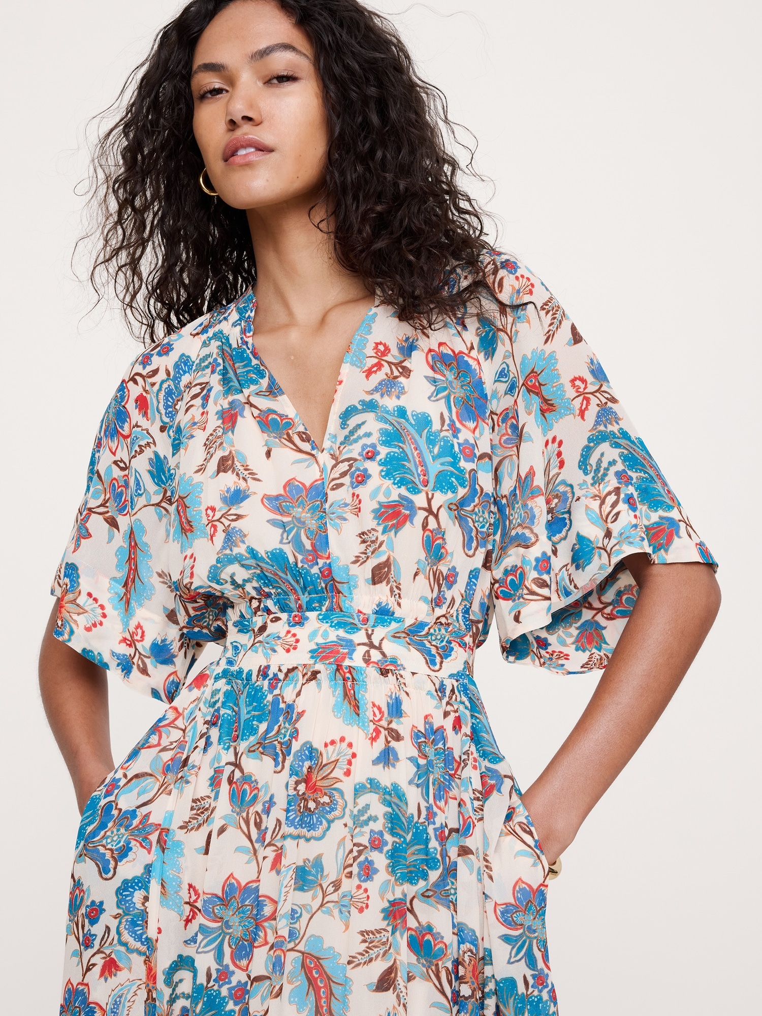 Image number 7 showing, Tie-Back Maxi Dress