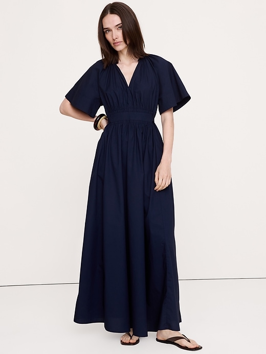 chinese dress ladies Black Open Tie Back Spaghetti Strap Maxi Dress