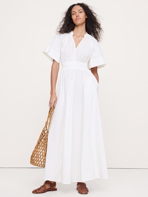 Tie-Back Maxi Dress