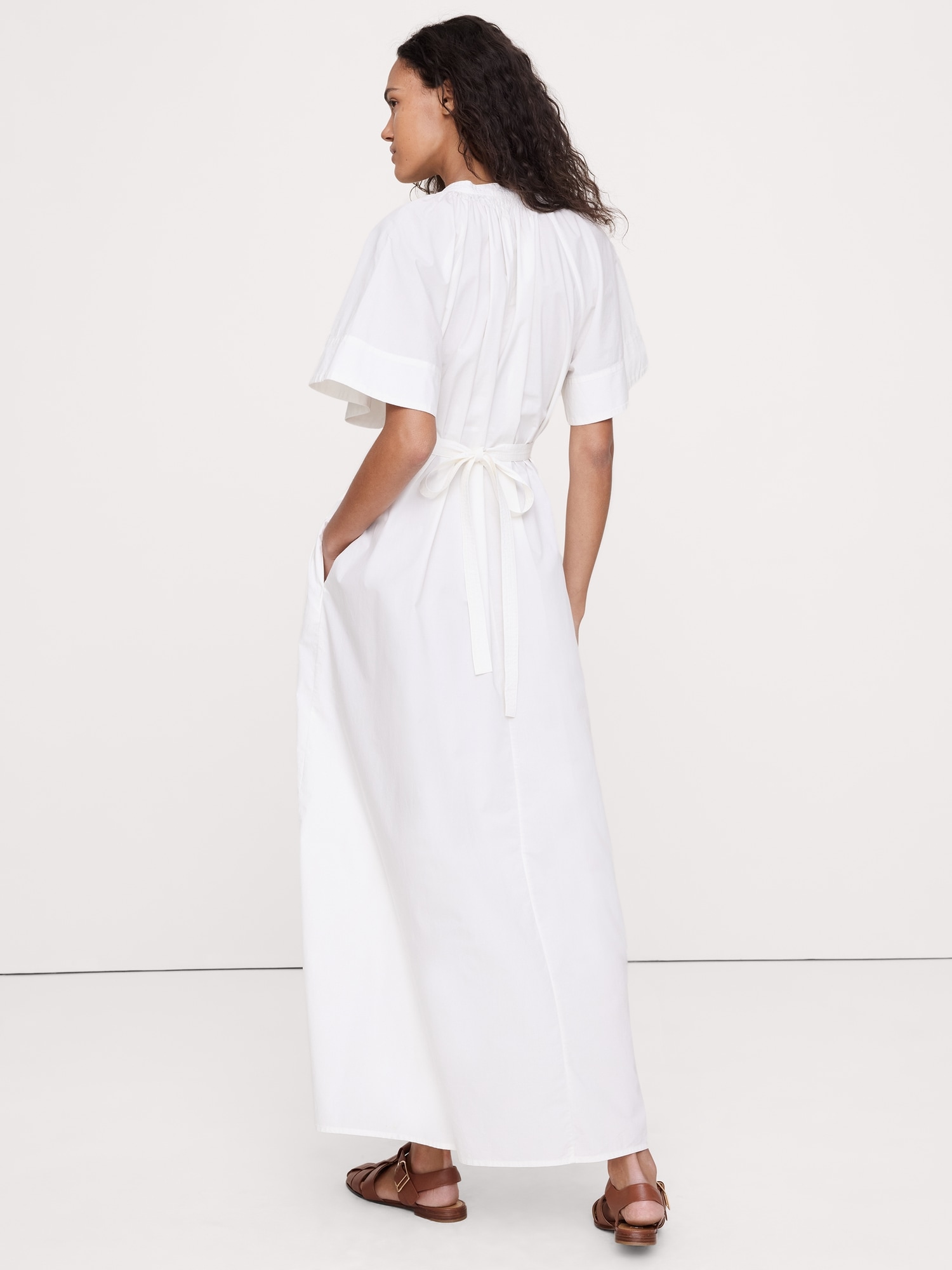 Image number 3 showing, Tie-Back Maxi Dress
