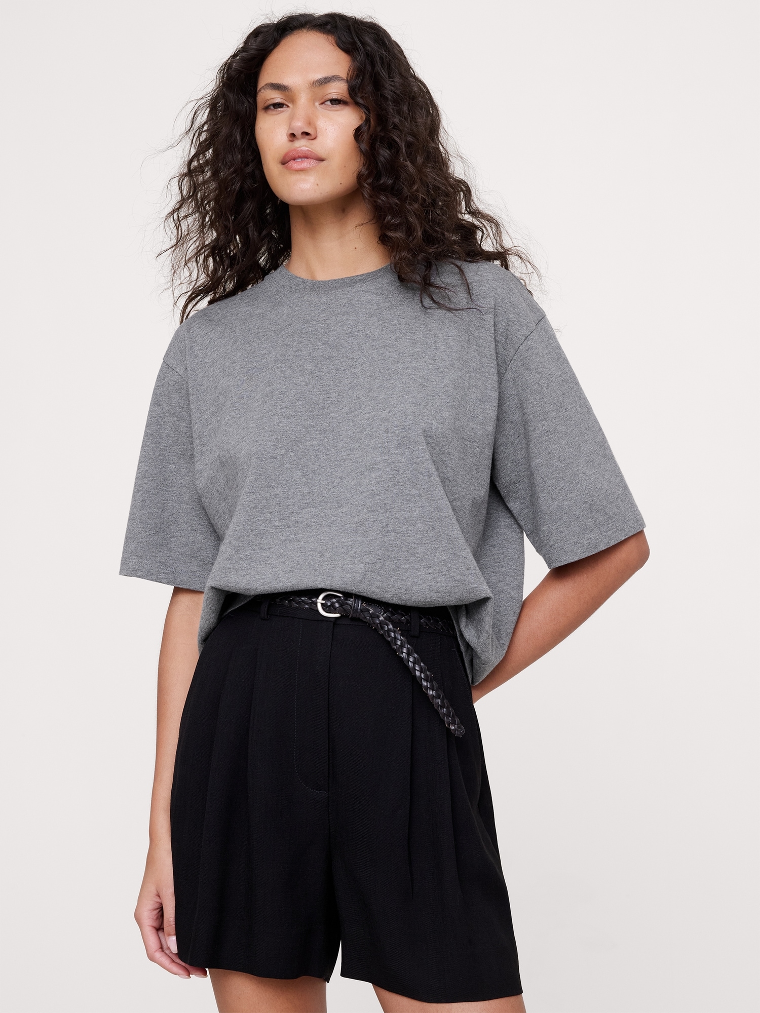 Image number 1 showing, Oversized Vintage Cotton T-Shirt