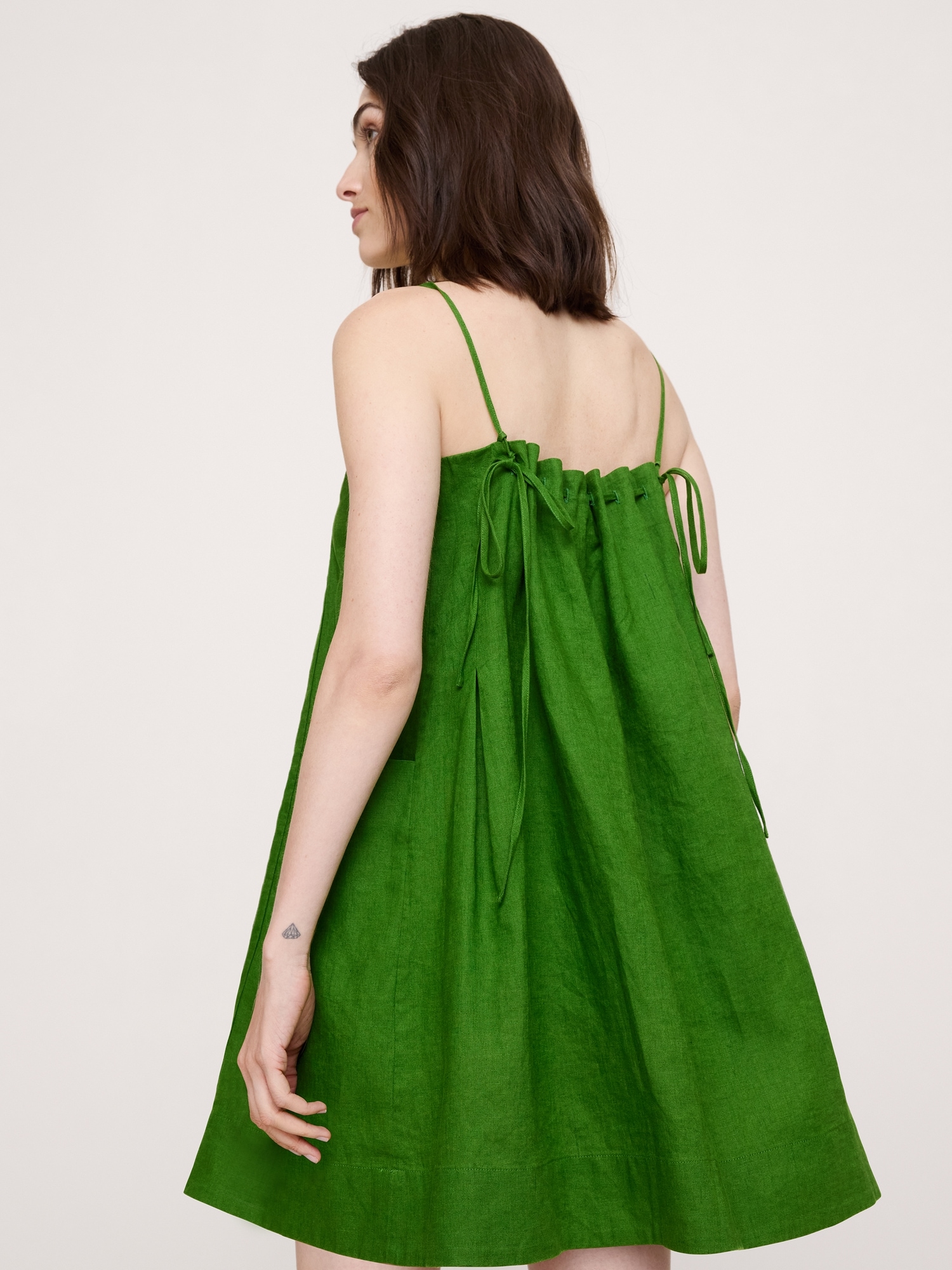 Image number 3 showing, Linen Mini Dress