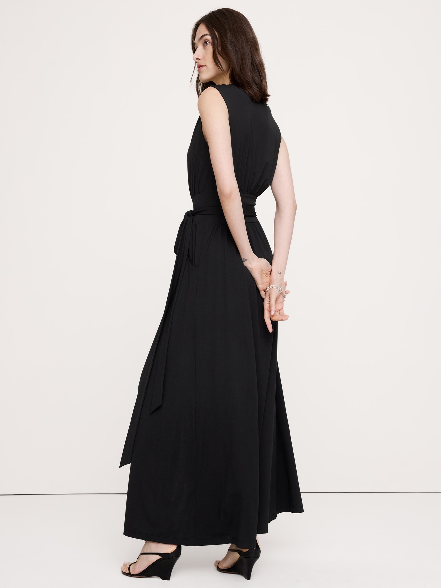 Image number 3 showing, Knit Wrap Dress