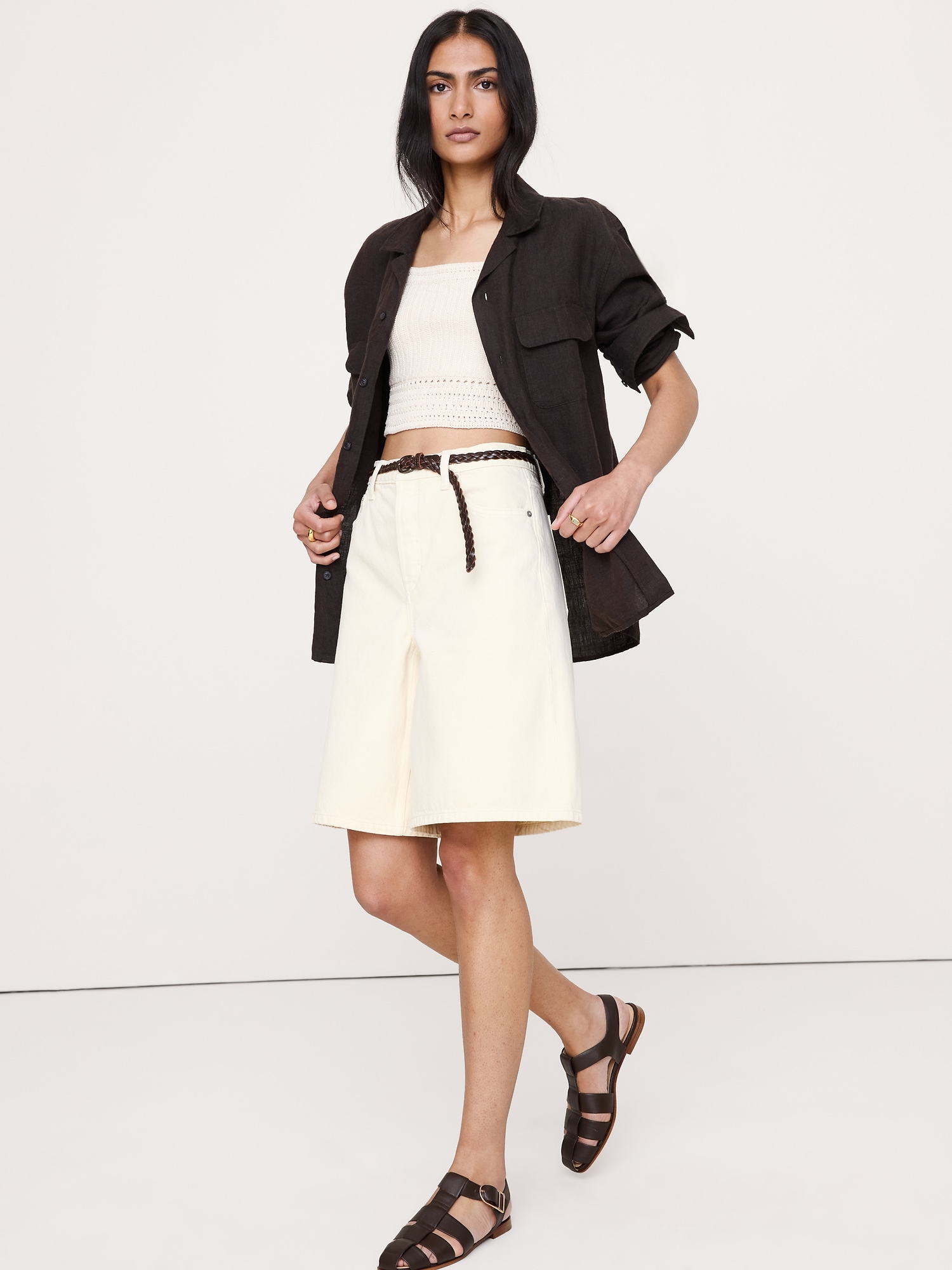 Image number 3 showing, Cotton Crochet Bralette