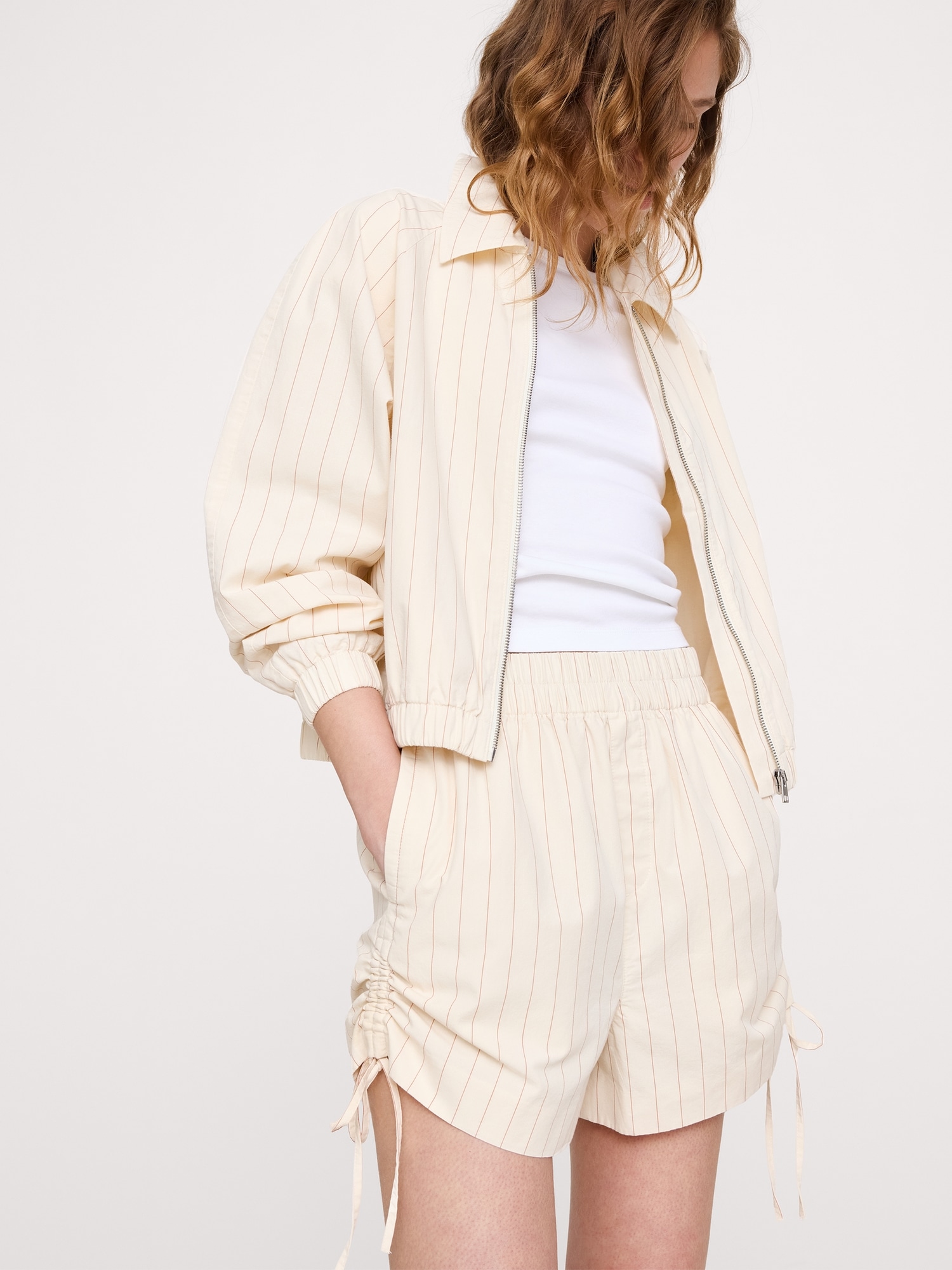 Image number 4 showing, Cotton Poplin 3" Side-Tie Short