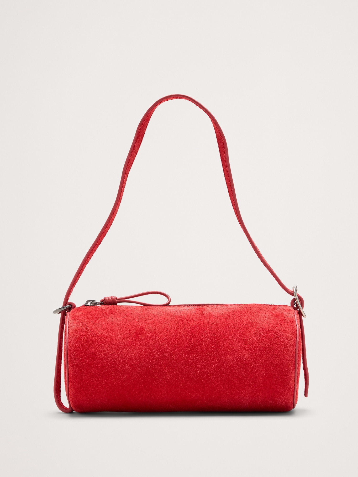 Image number 1 showing, Leather Barrel Bag