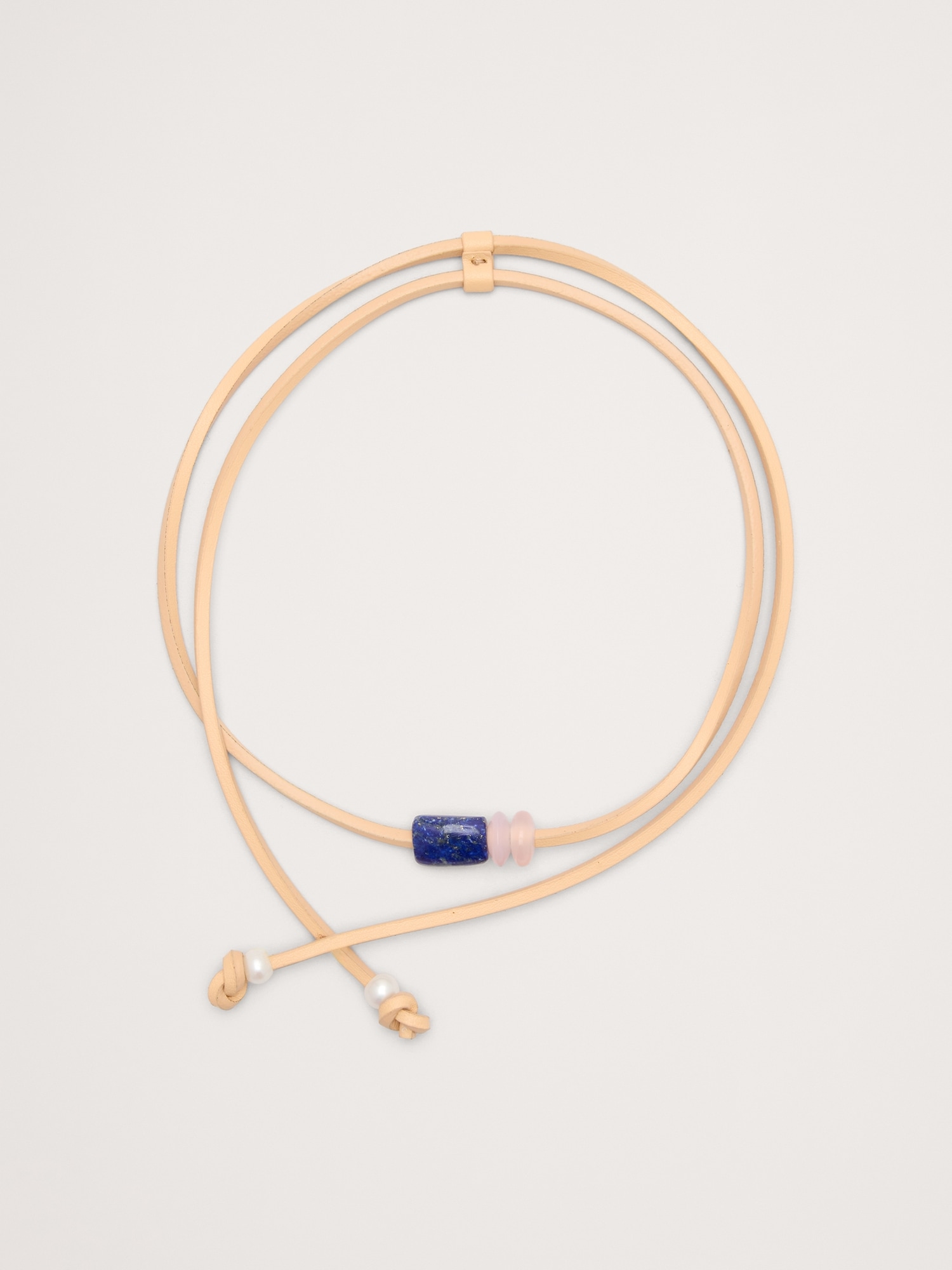 Image number 1 showing, Lapis Cord Necklace