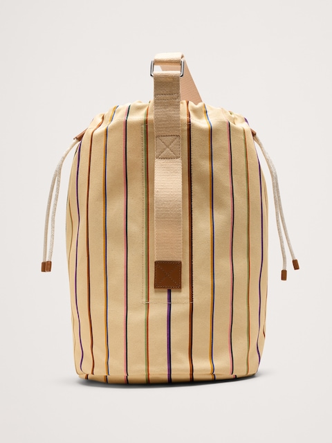 Cotton Canvas Crossbody Bag