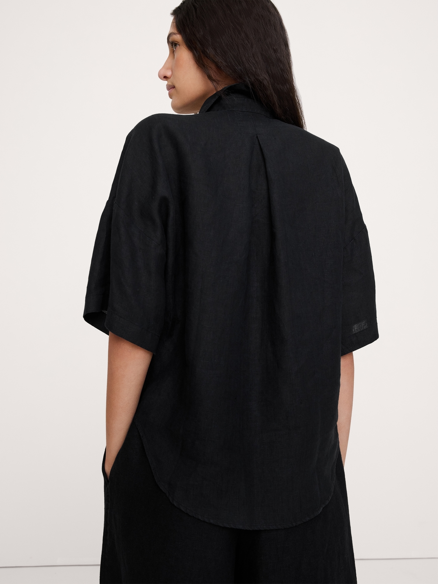 Image number 3 showing, Linen Short-Sleeve Shirt