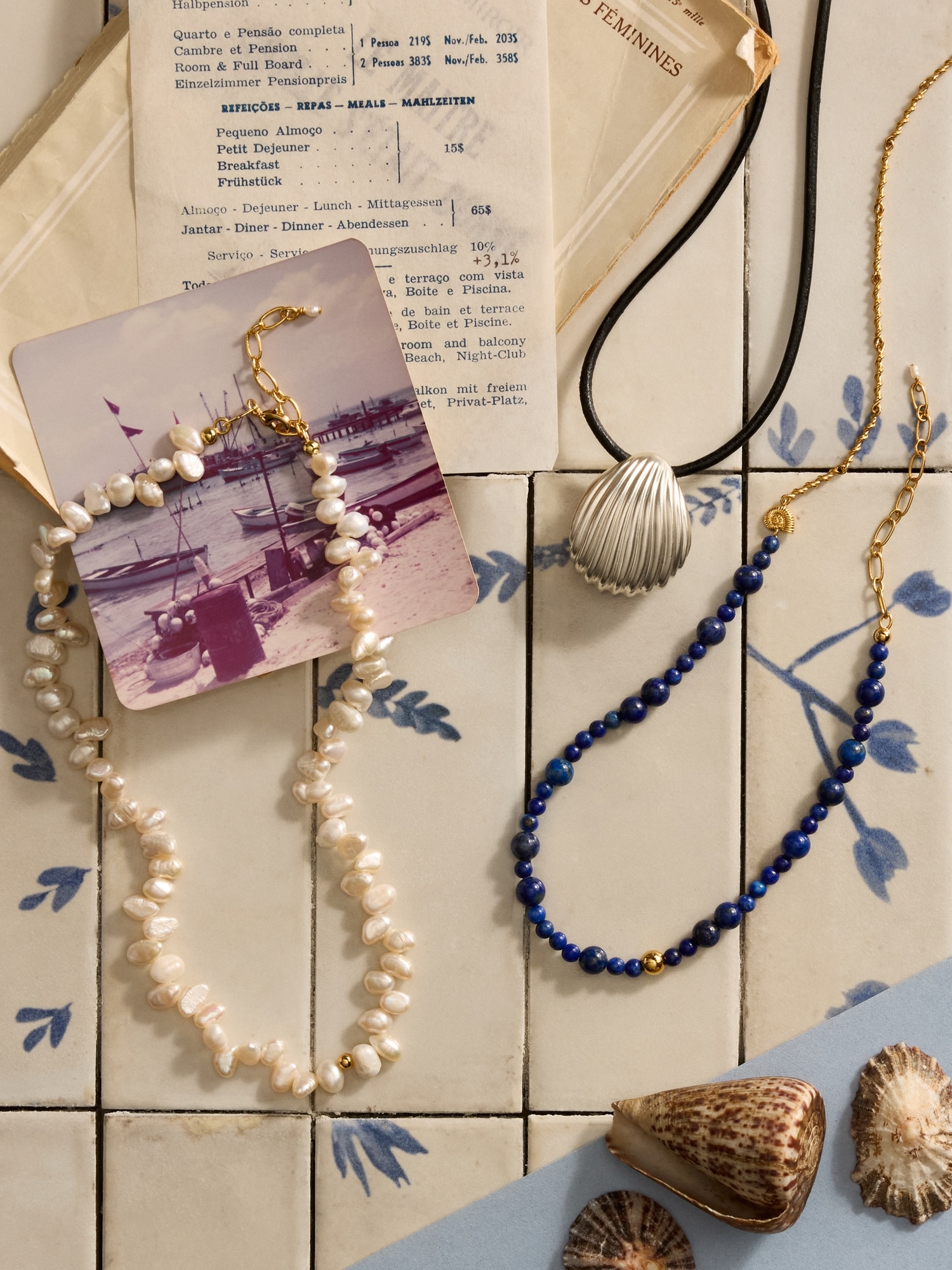 Image number 4 showing, Deep Blue Necklace by Anni Lu