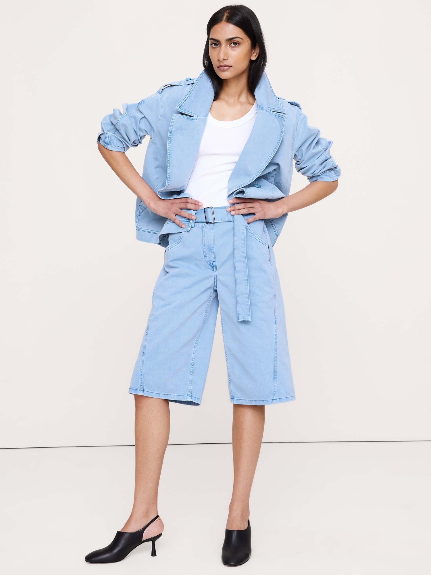 Image number 8 showing, Cotton Twill Peacoat