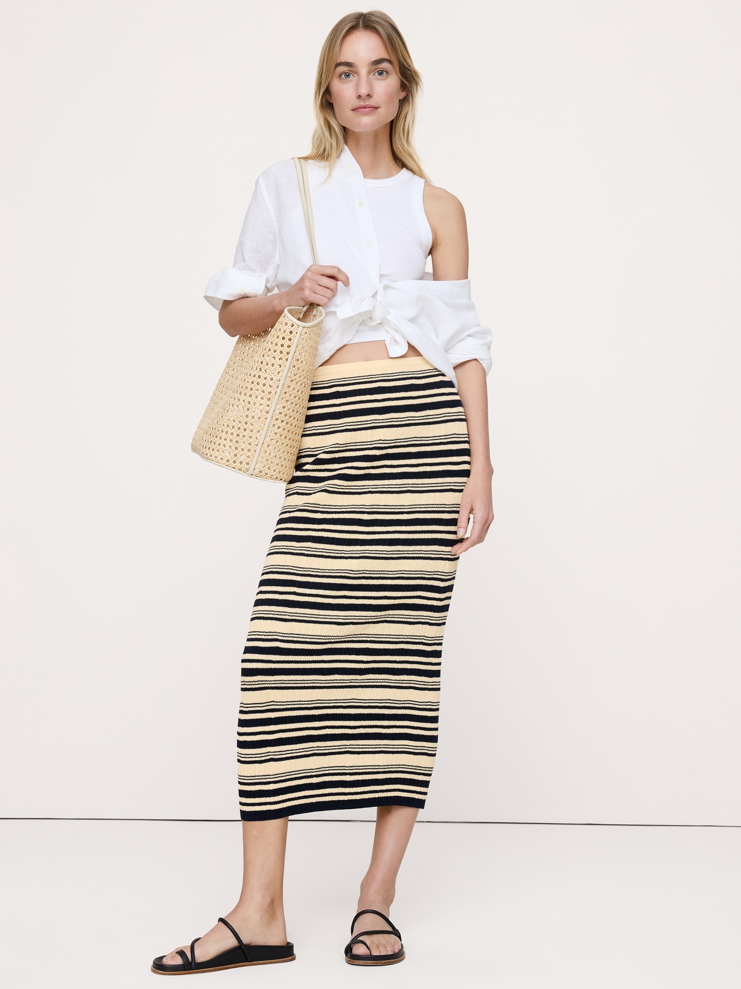 Image number 5 showing, Crinkle Knit Maxi Skirt