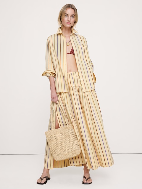 The Oversized Shirt in Cotton Poplin