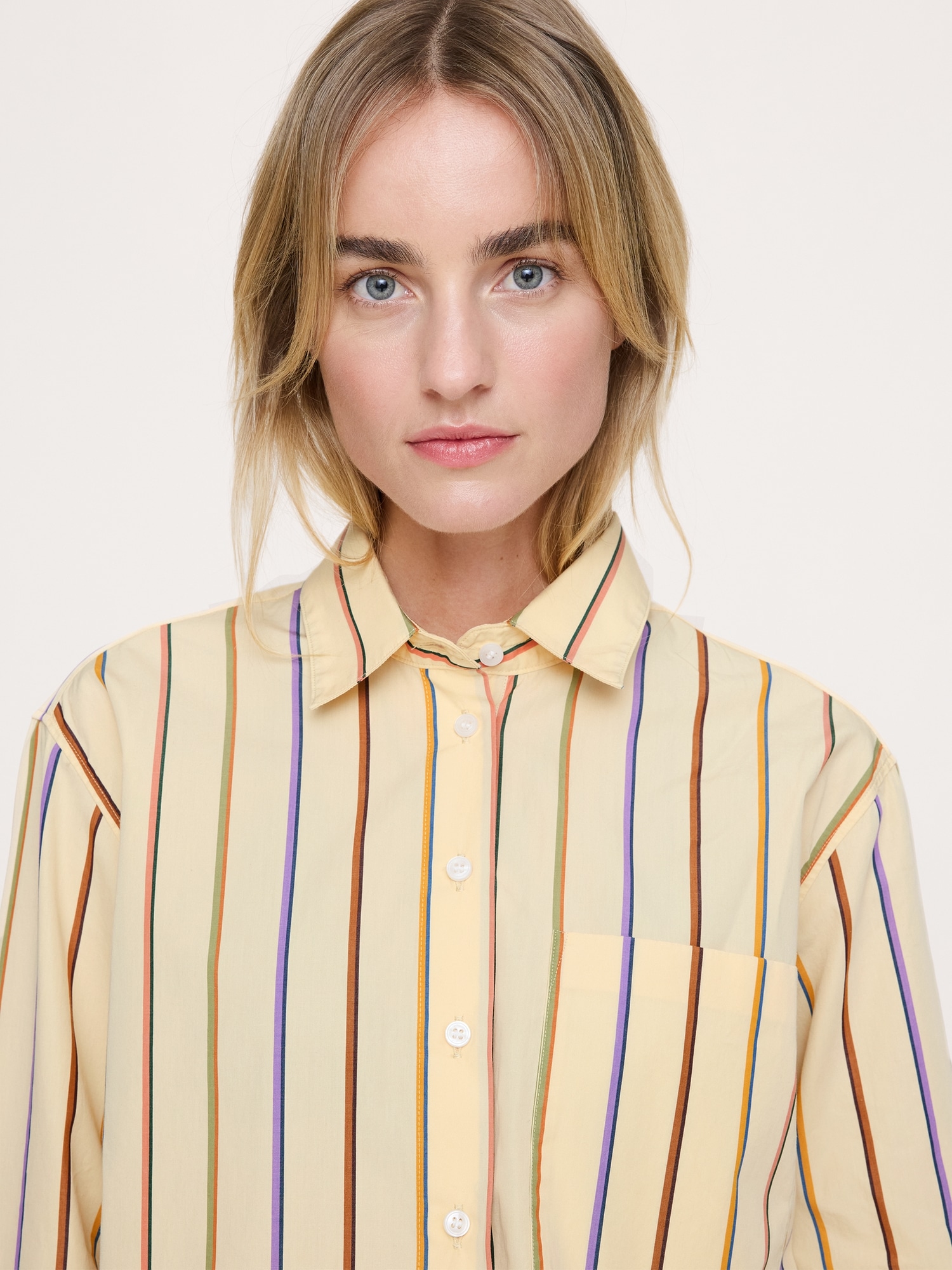 Image number 4 showing, The Oversized Shirt in Cotton Poplin