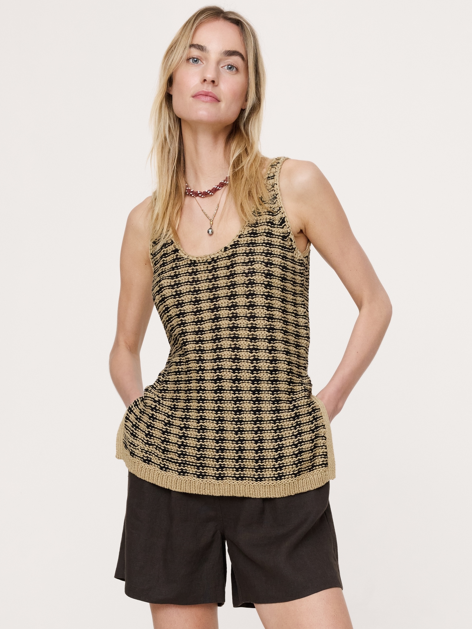 Image number 3 showing, Coastal Cotton Scoop-Neck Sweater Tunic