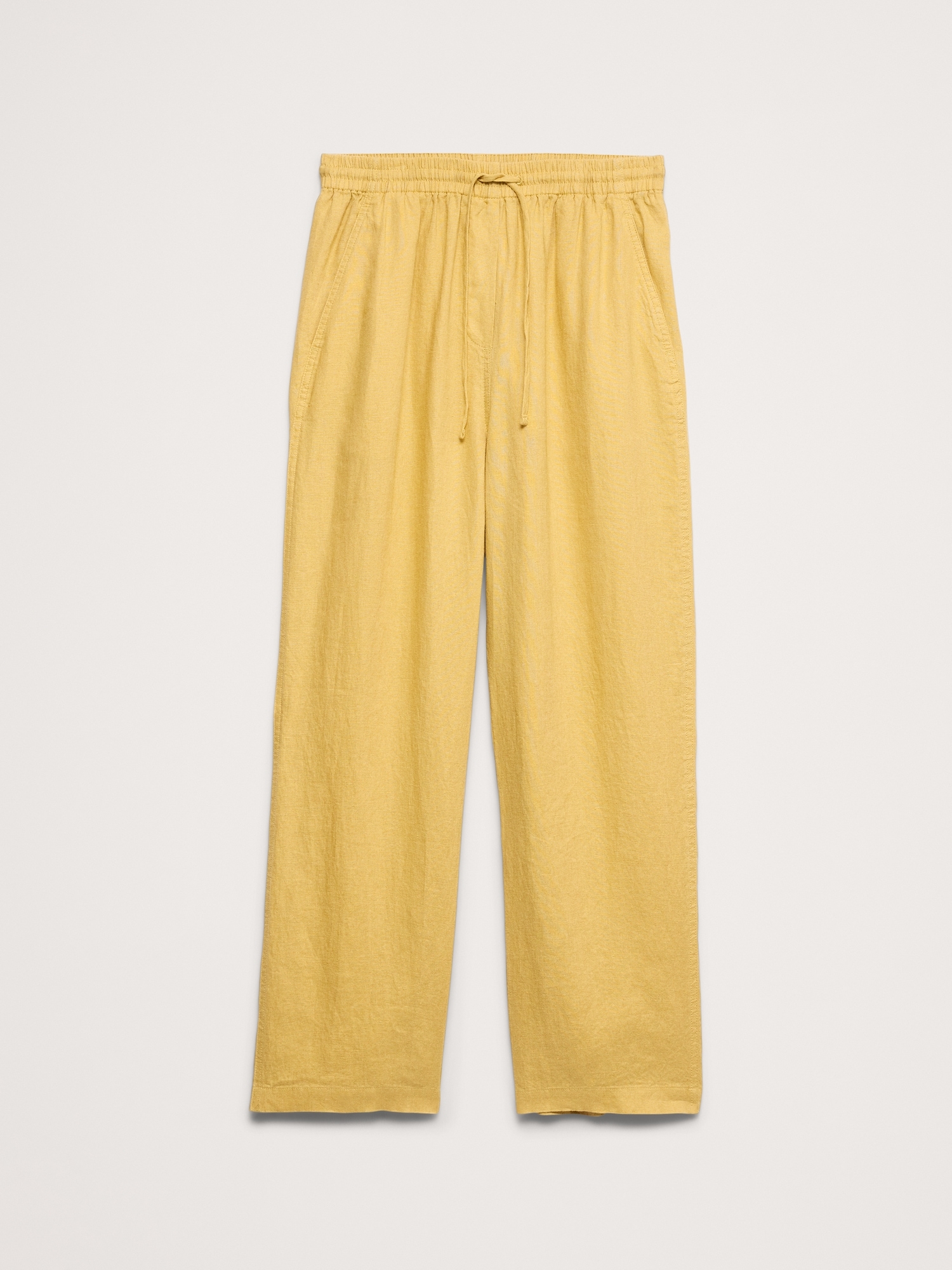 Image number 4 showing, The Getaway Straight-Leg Pull-On Pant in Linen