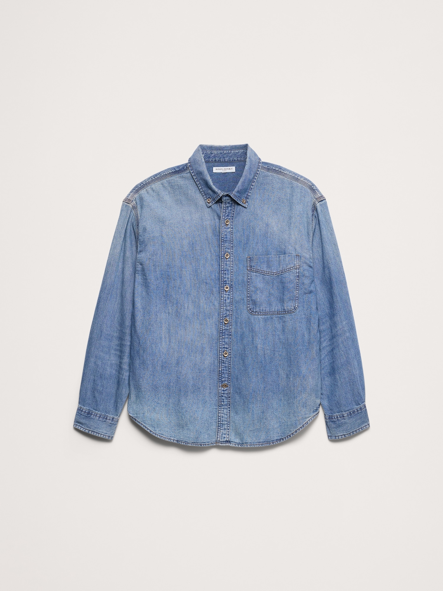 Image number 5 showing, Relaxed-Fit Denim Shirt