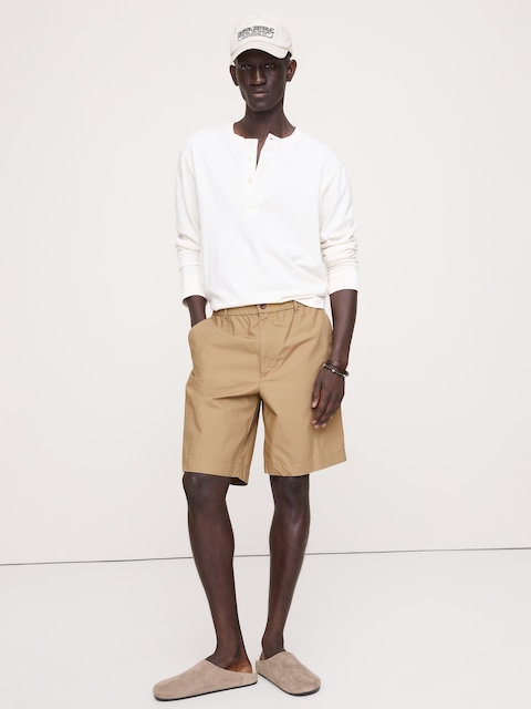The Weekender 9" Pull-On Short in Cotton