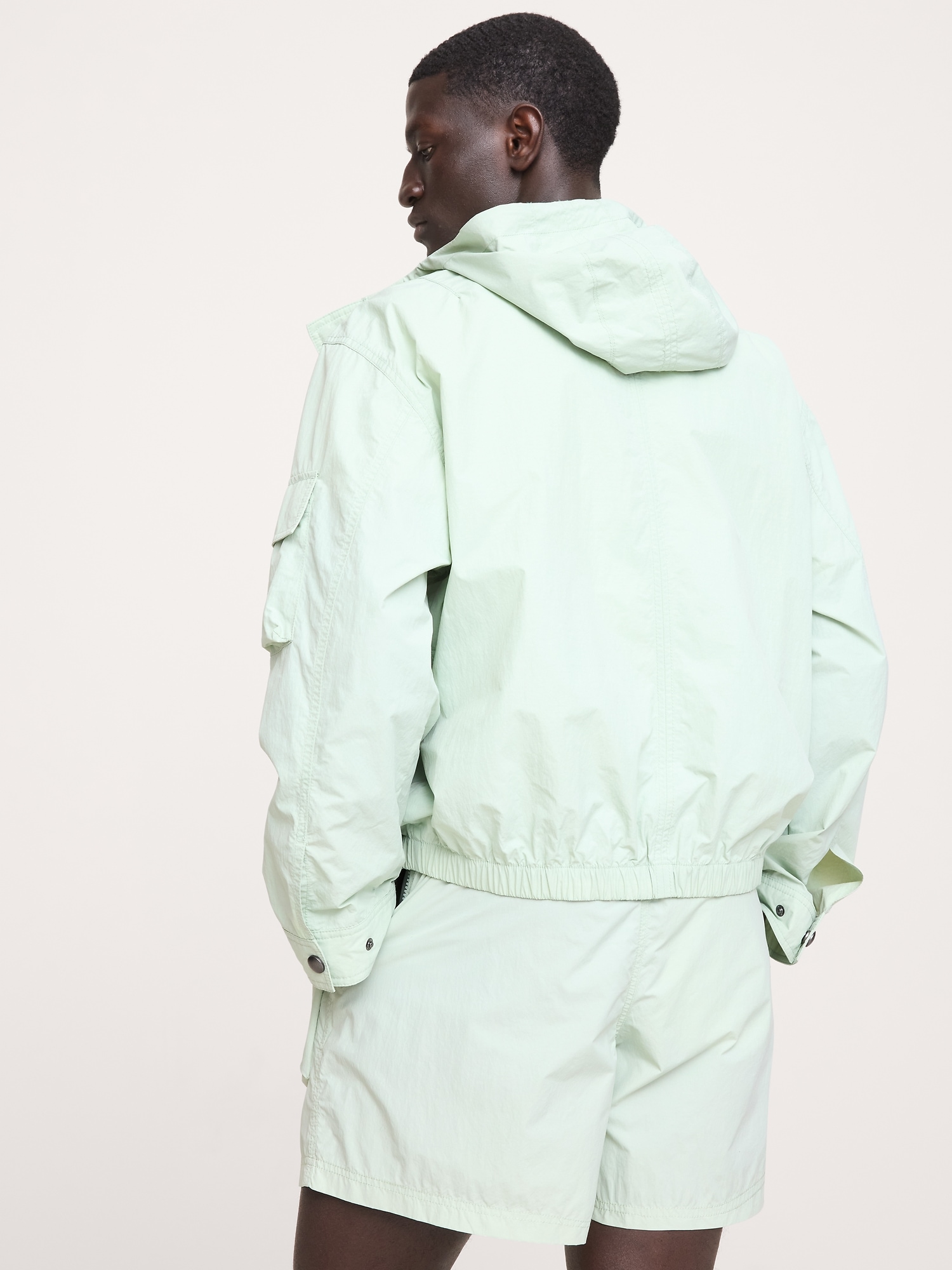 Image number 3 showing, Nylon Multi-Pocket Flight Jacket