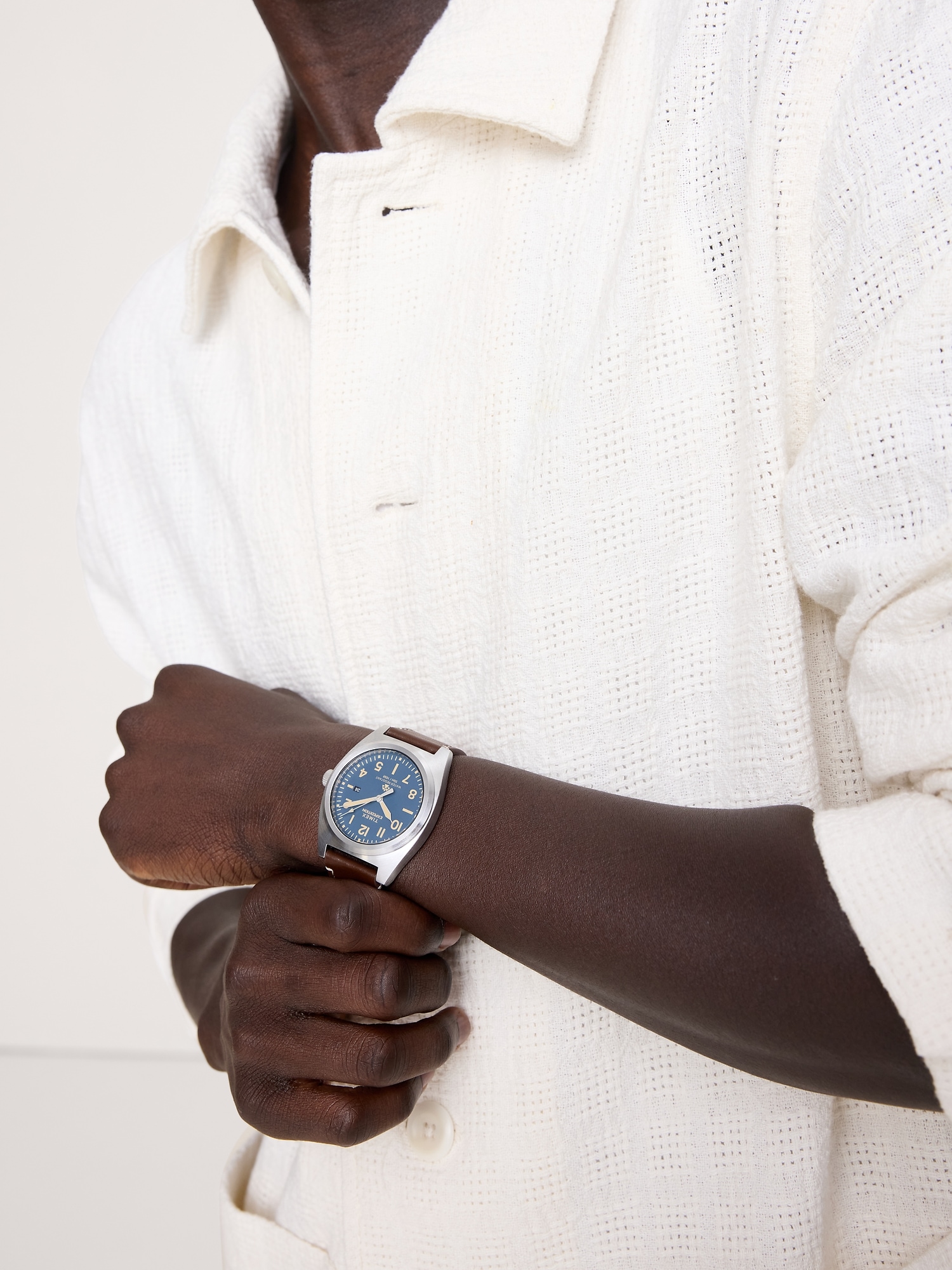 Image number 2 showing, Expedition Capstone 39mm Leather Strap Watch By Timex